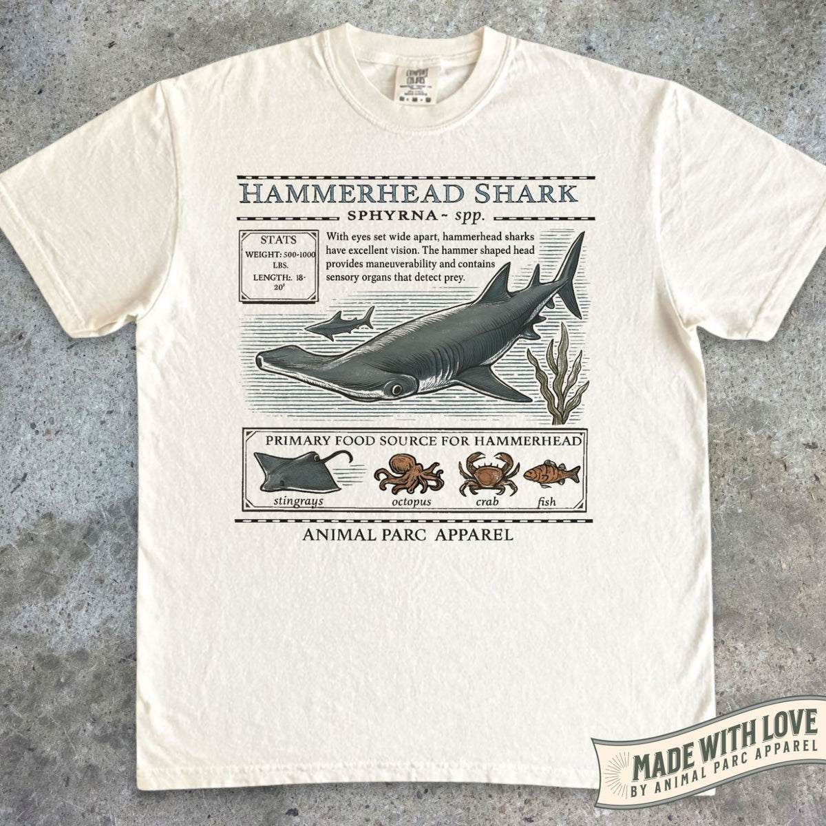 Hammerhead Zoology Tee
