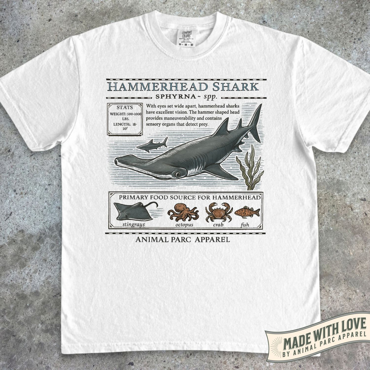 Hammerhead Zoology Tee