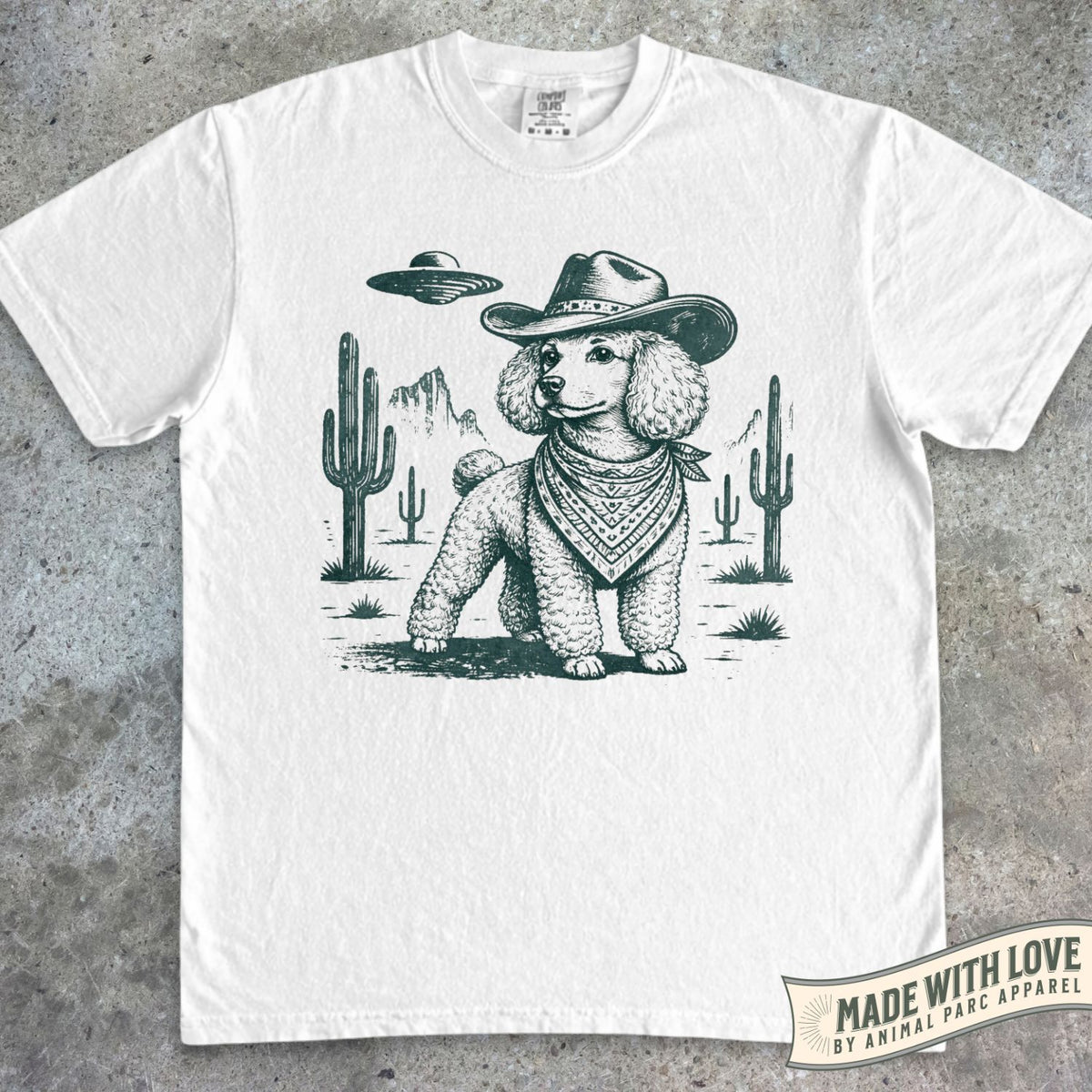 Cowboy Poodle Tee