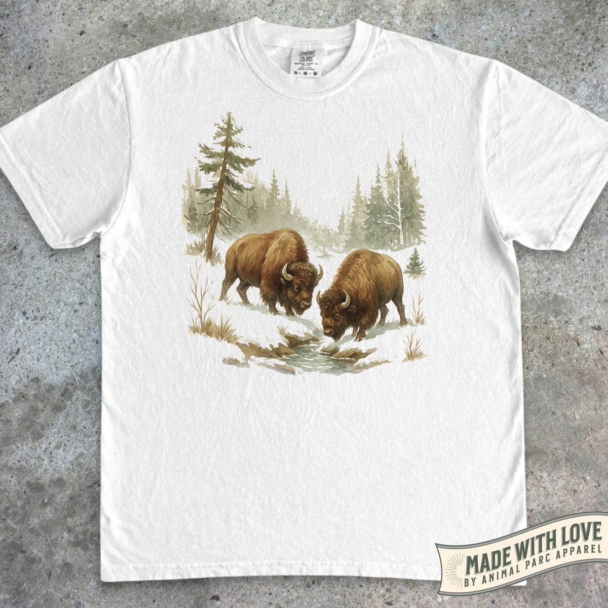 Bisons in Nature Tee