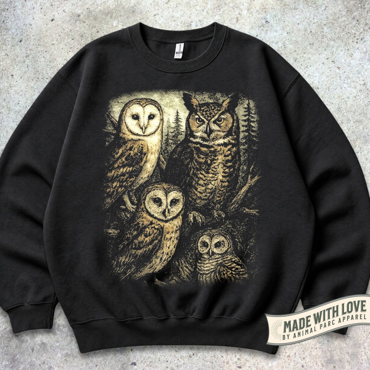 Forest Owls Crewneck
