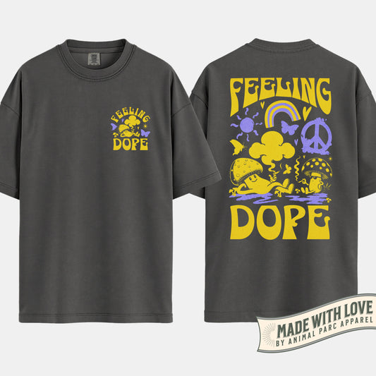 Feeling Dope Mushrooms - Backprint Tee