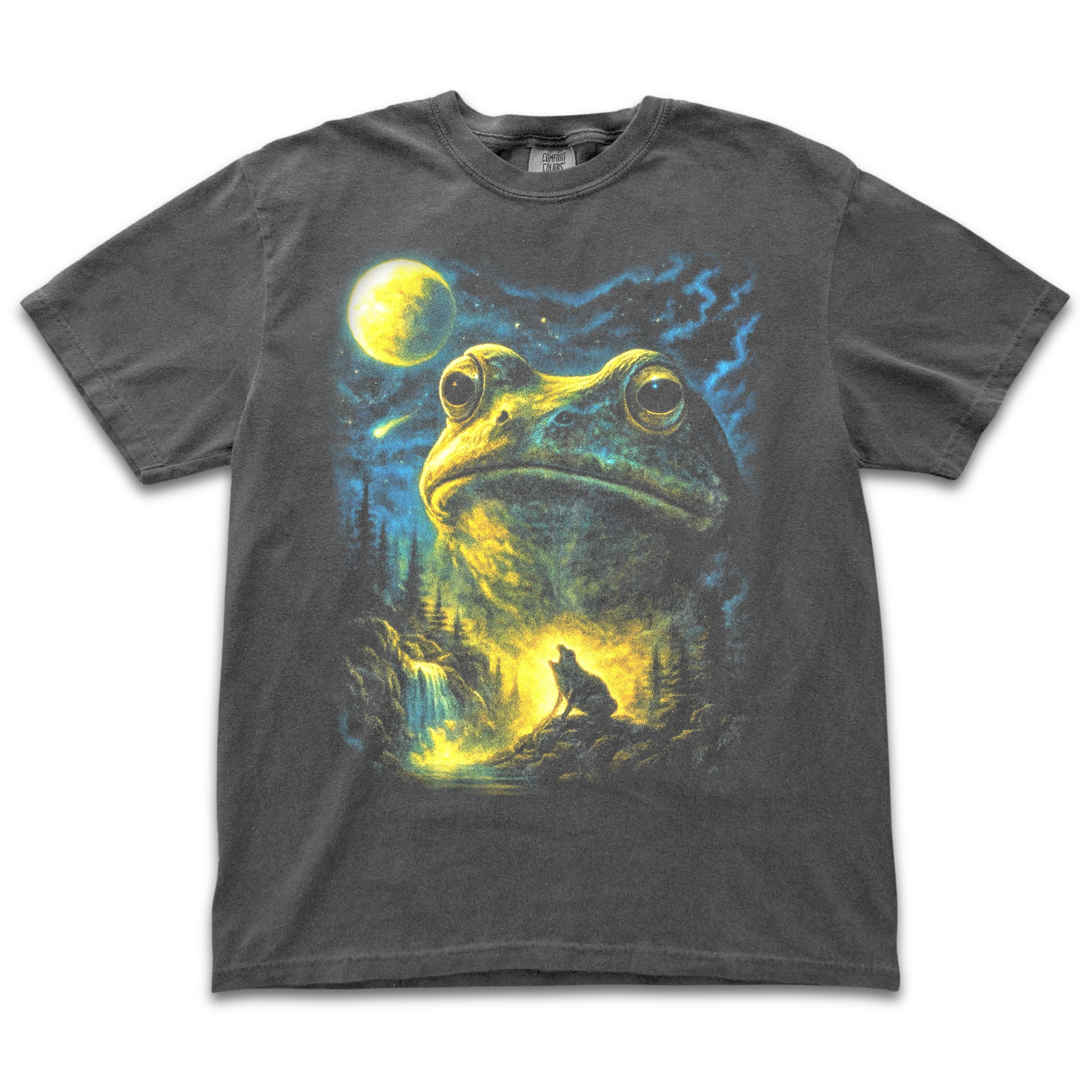 Frog Howling to the Moon