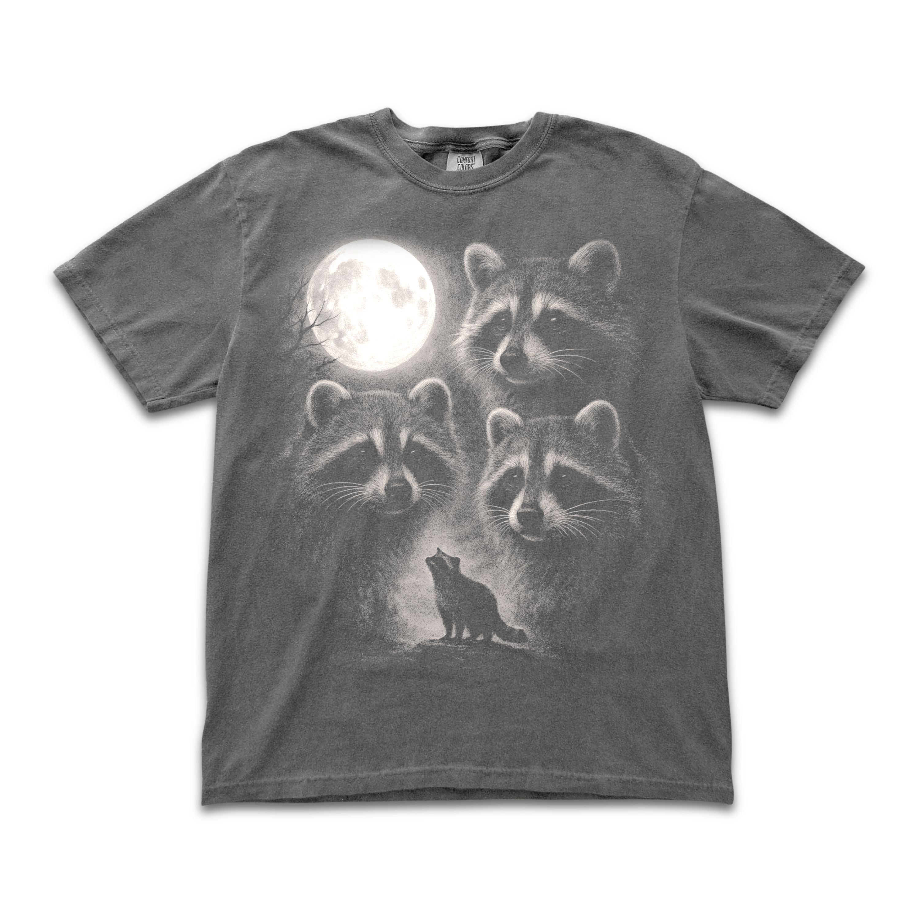 Raccoons Full Moon Tee