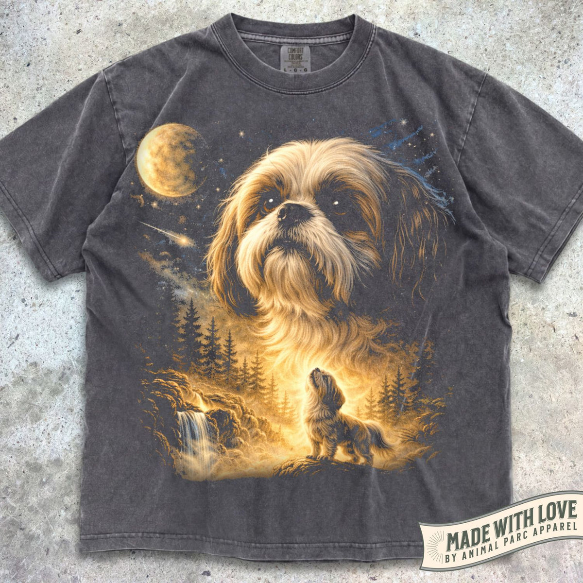 Shih Tzu Howling Moon Tee