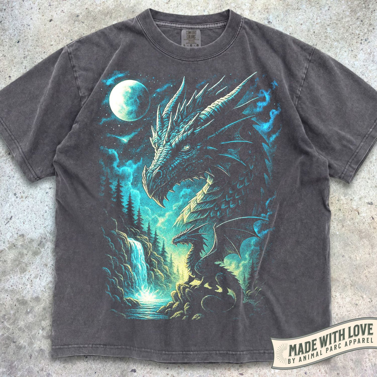 Blue Moonlight Dragon Tee