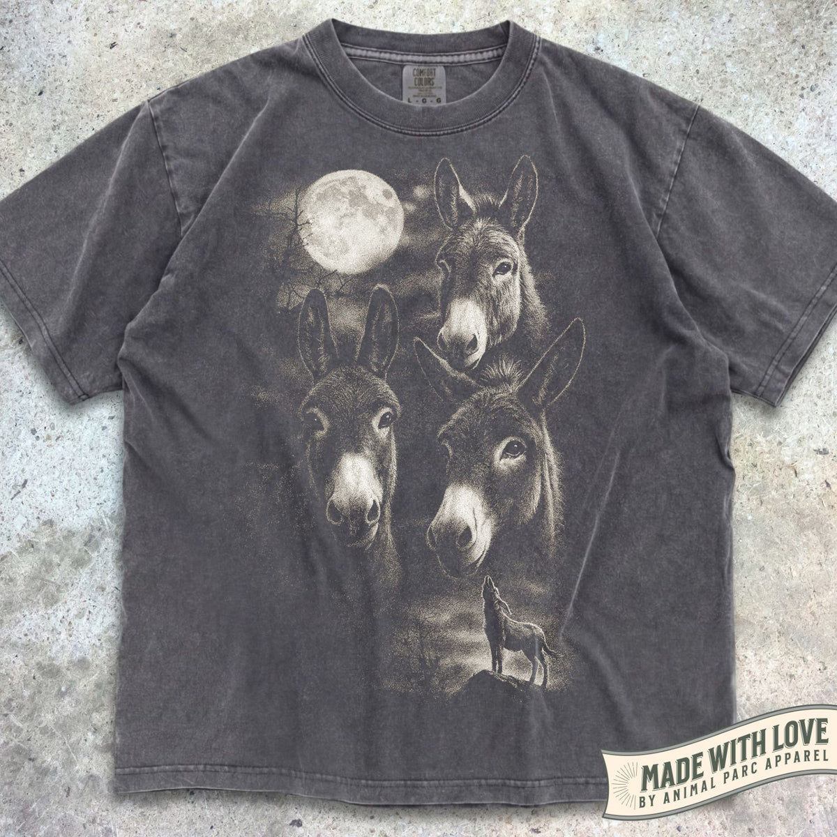 Full Moon Donkeys Tee