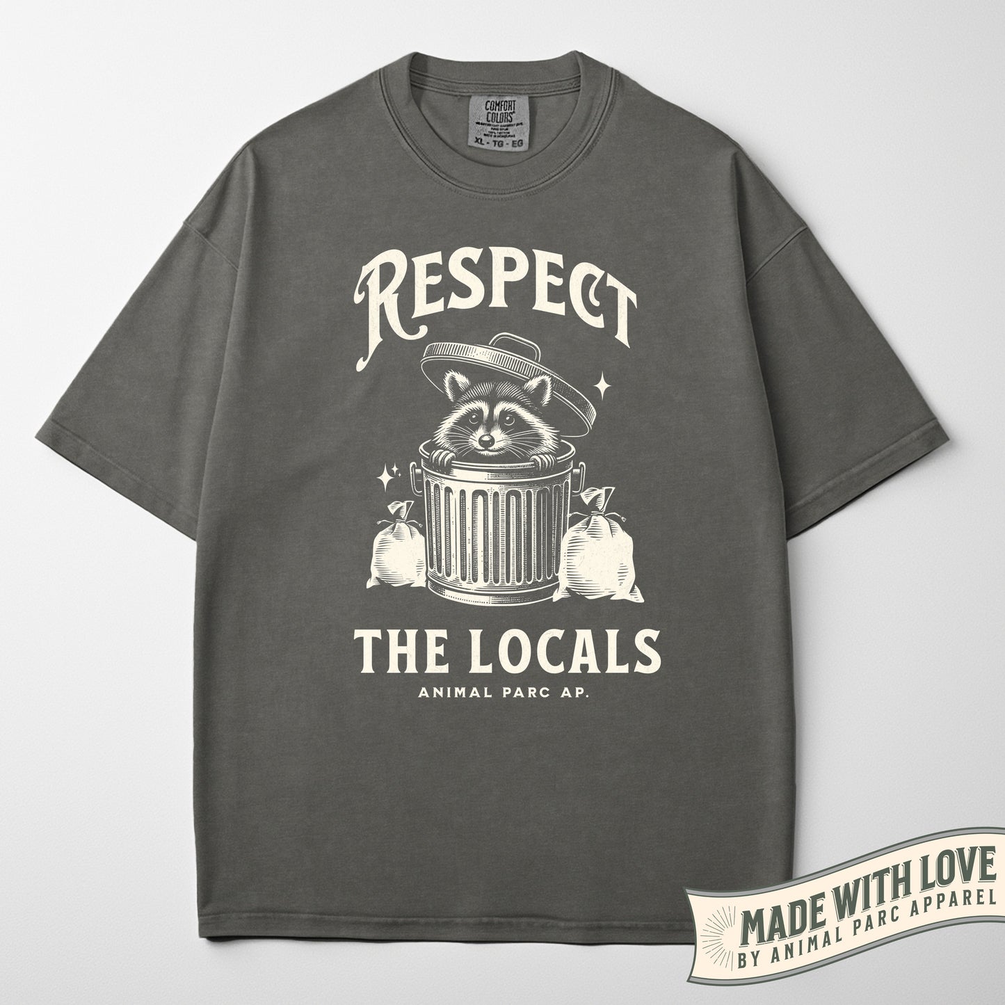 Respect The Locals Raccoon