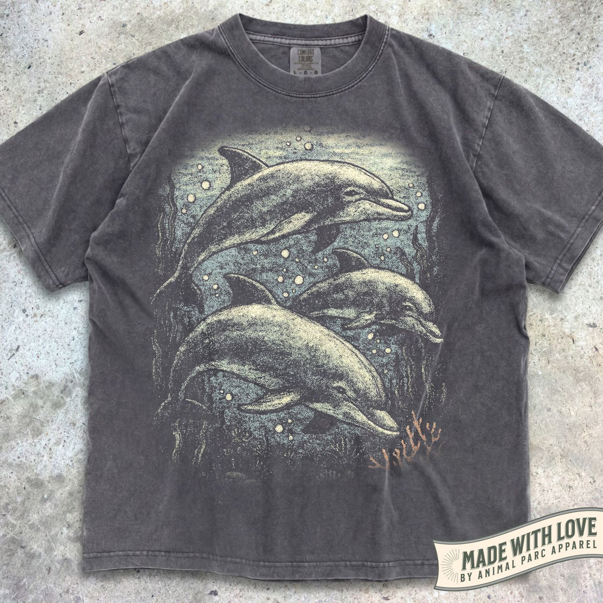 Dolphins Under Water Tee