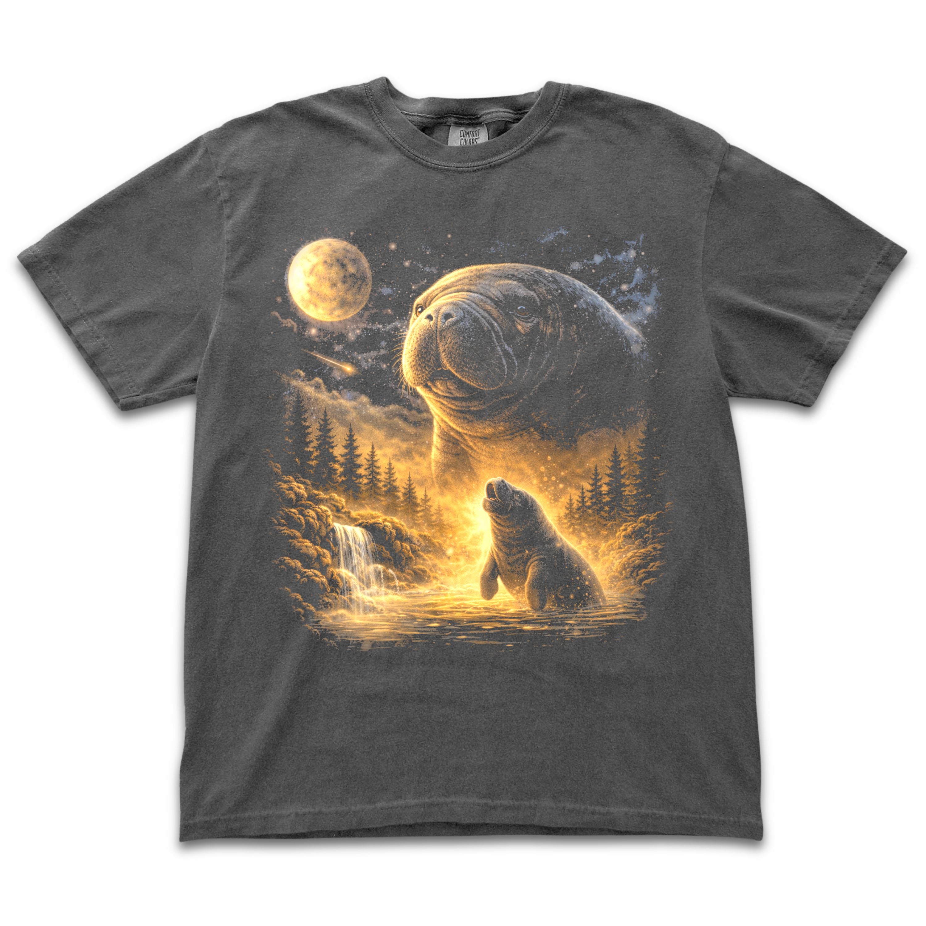 Manatee Howling to the Moon