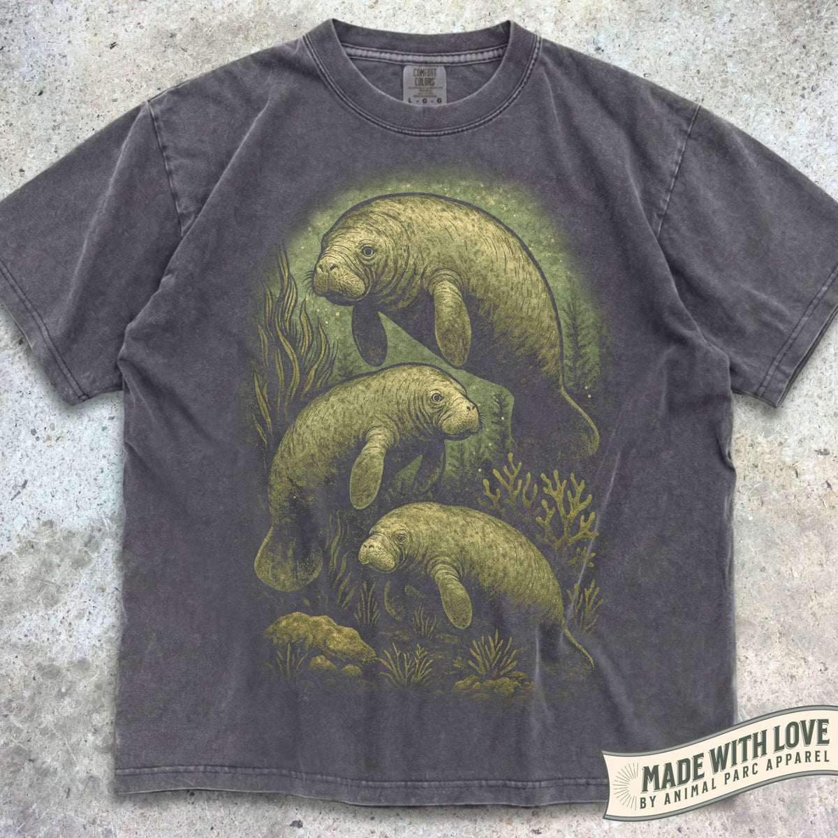 Manatees Under Water Tee
