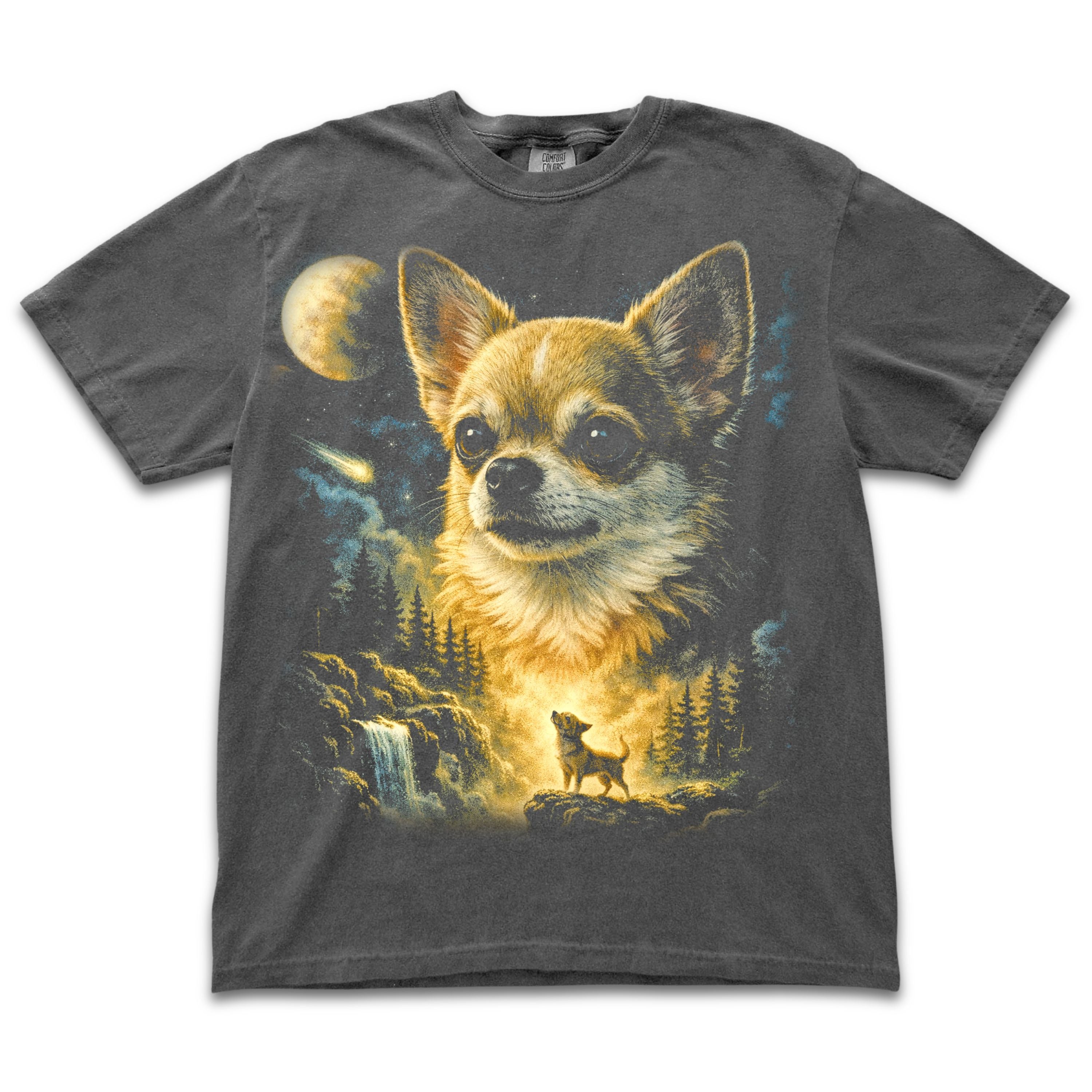 Chihuahua Howling Moon