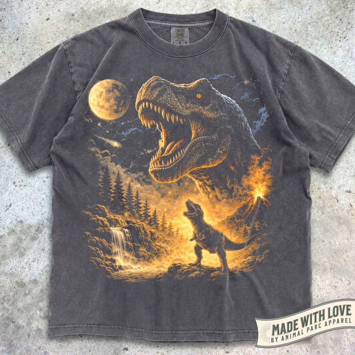 T-Rex Howling Moon Tee