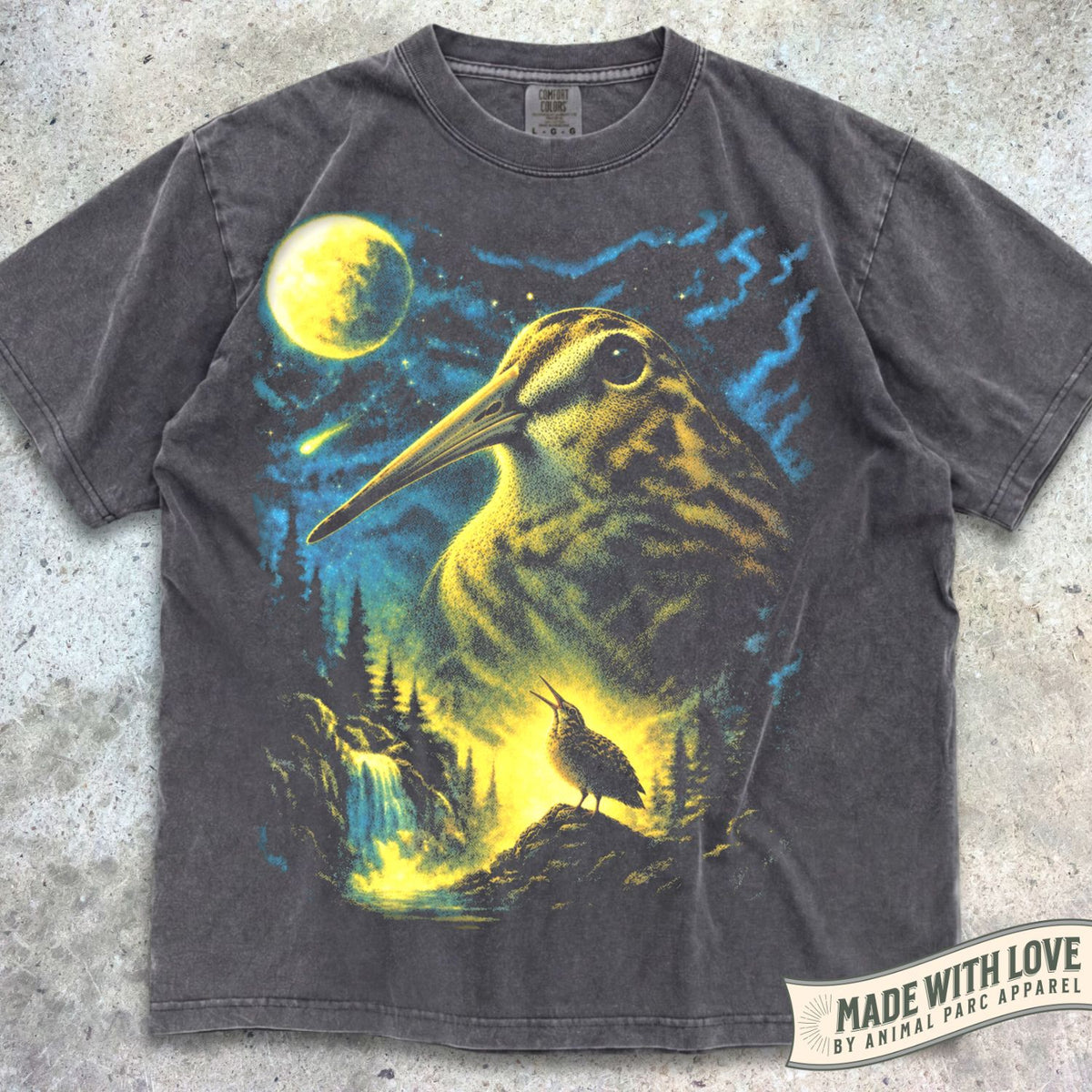 American Woodcock Howling to the Moon Tee