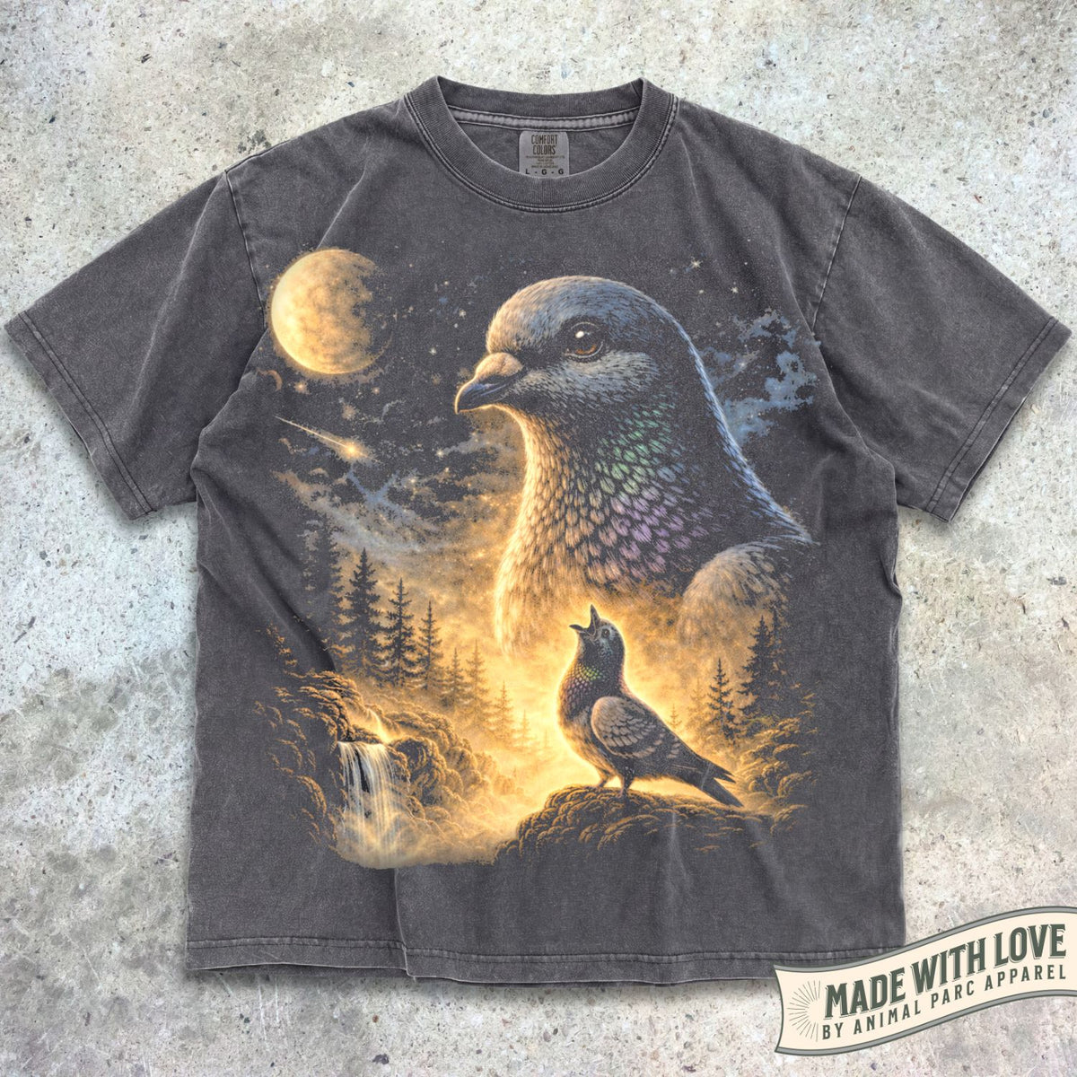 Pigeon Howling to the Moon