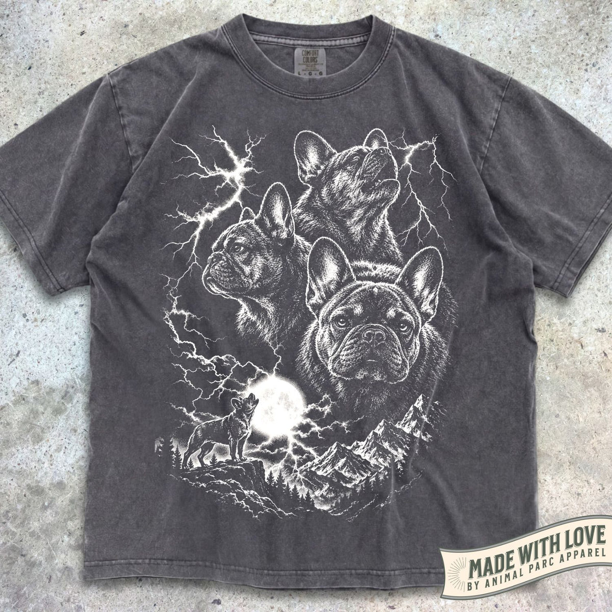 Lightning Frenchies Tee