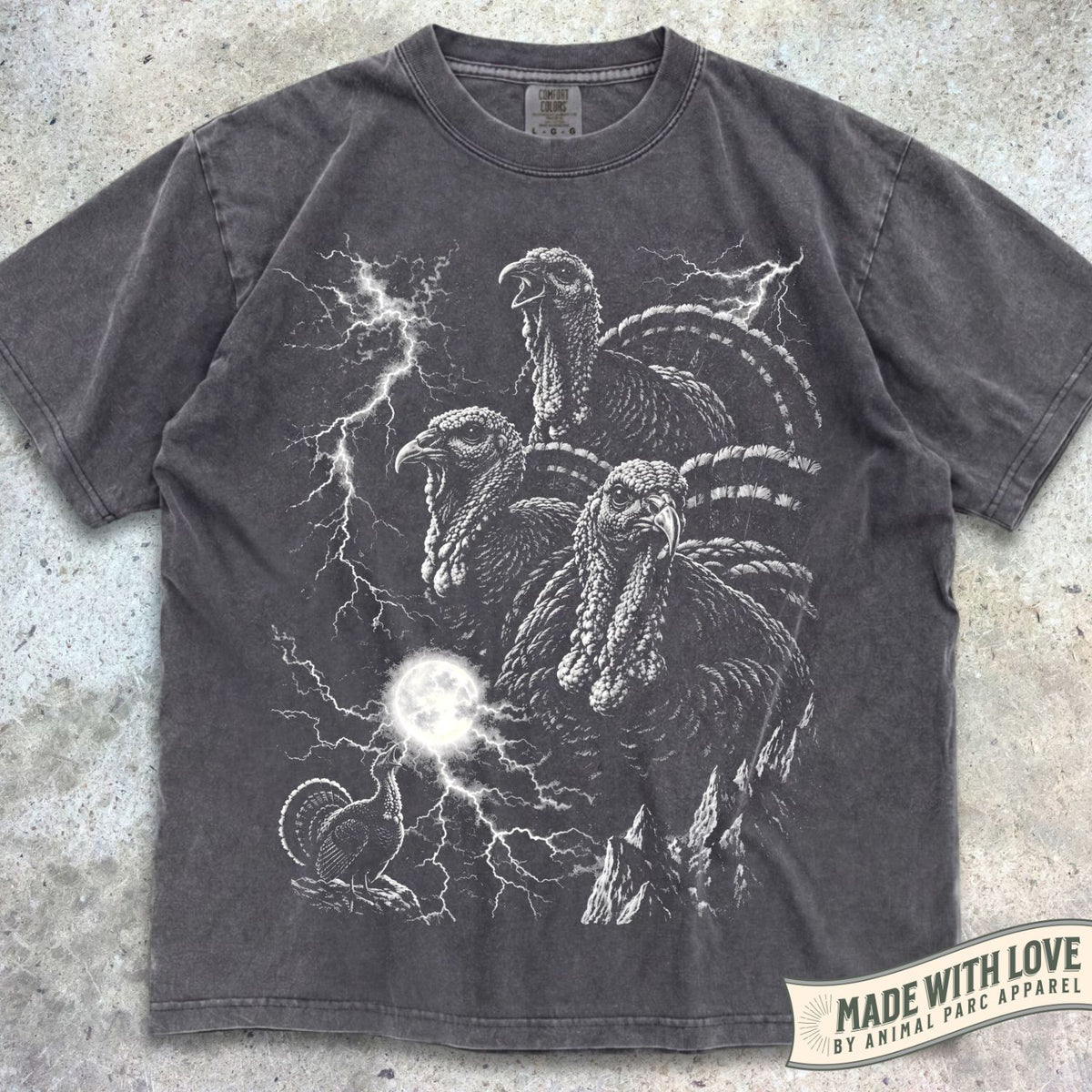 Lightning Turkeys Tee