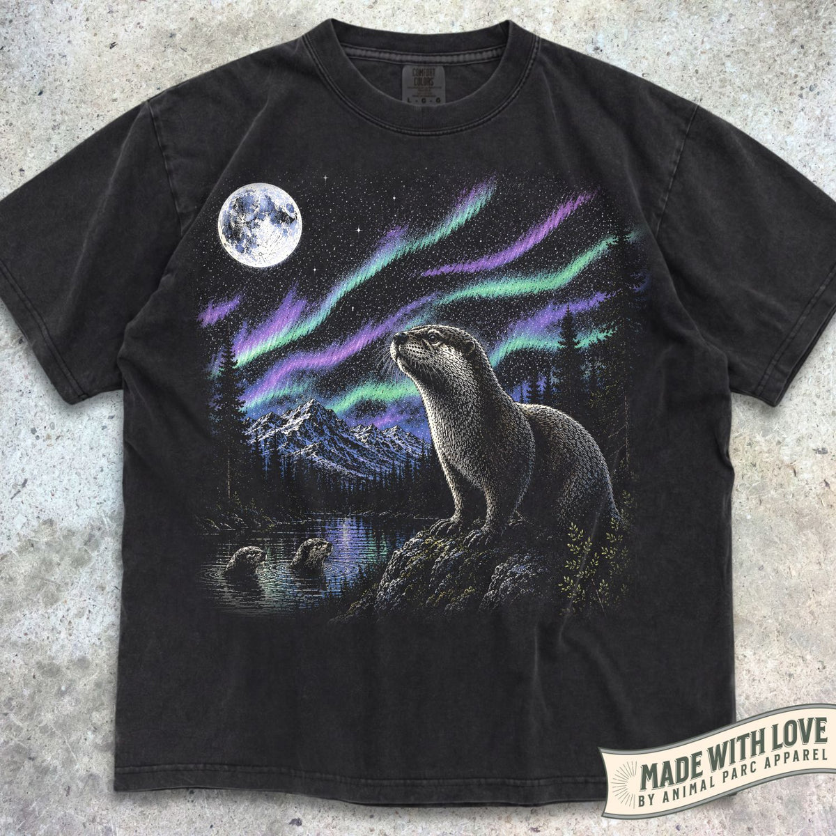 Northern Lights Otter Tee