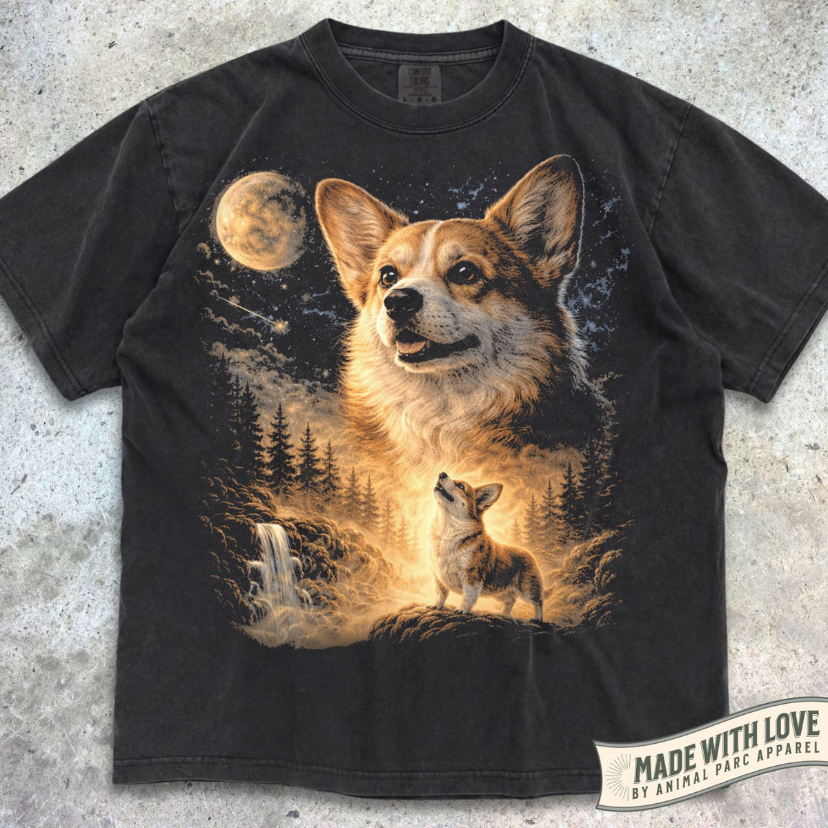 Moonlight Corgi Tee