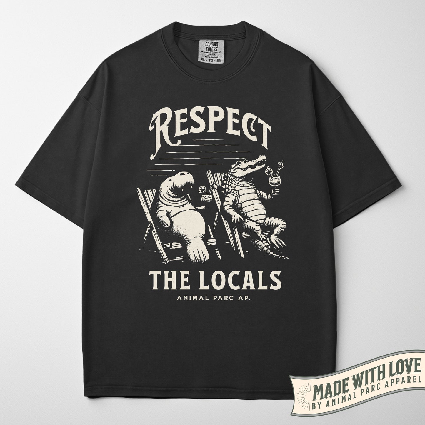 Respect The Locals Crocodile & Manatee