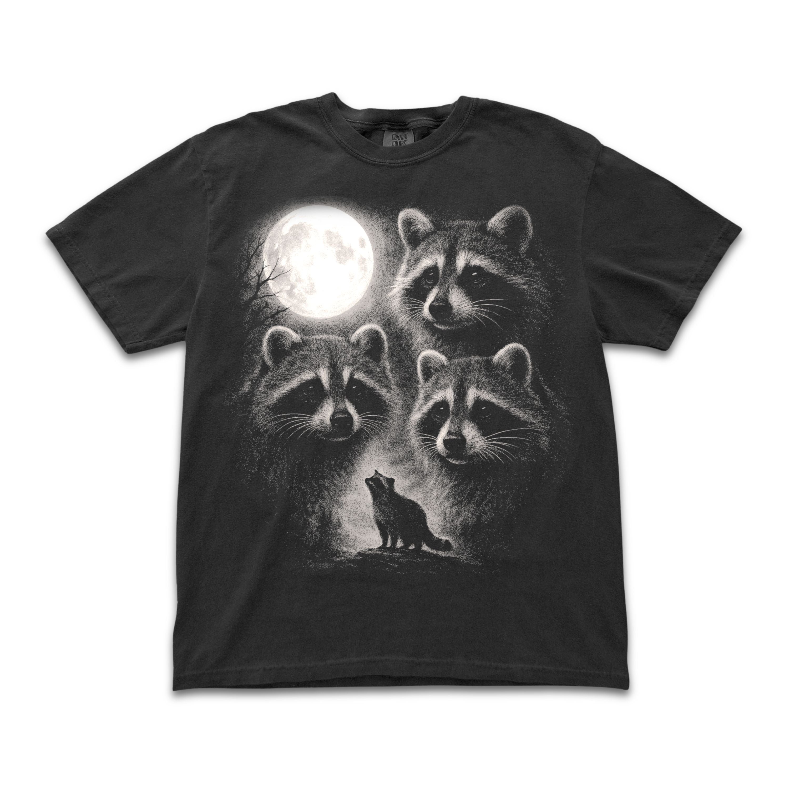 Raccoons Full Moon Tee