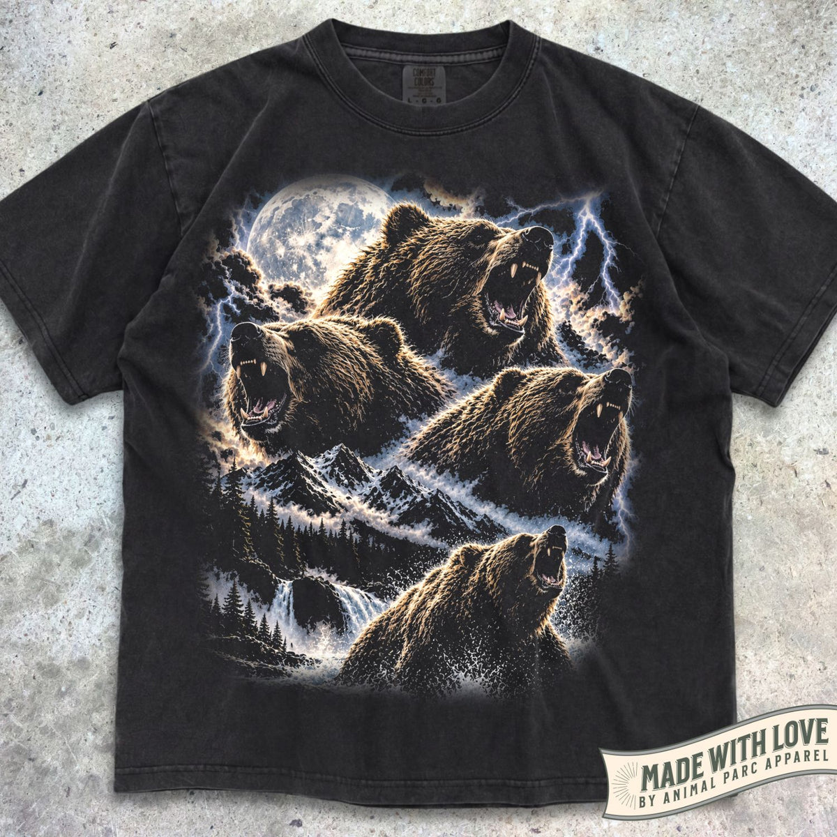 Lightning Grizzlies Tee