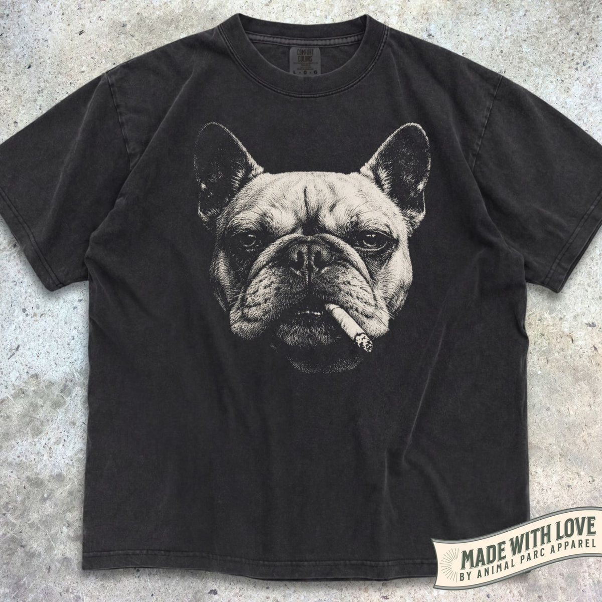 Smoking Frenchie Tee