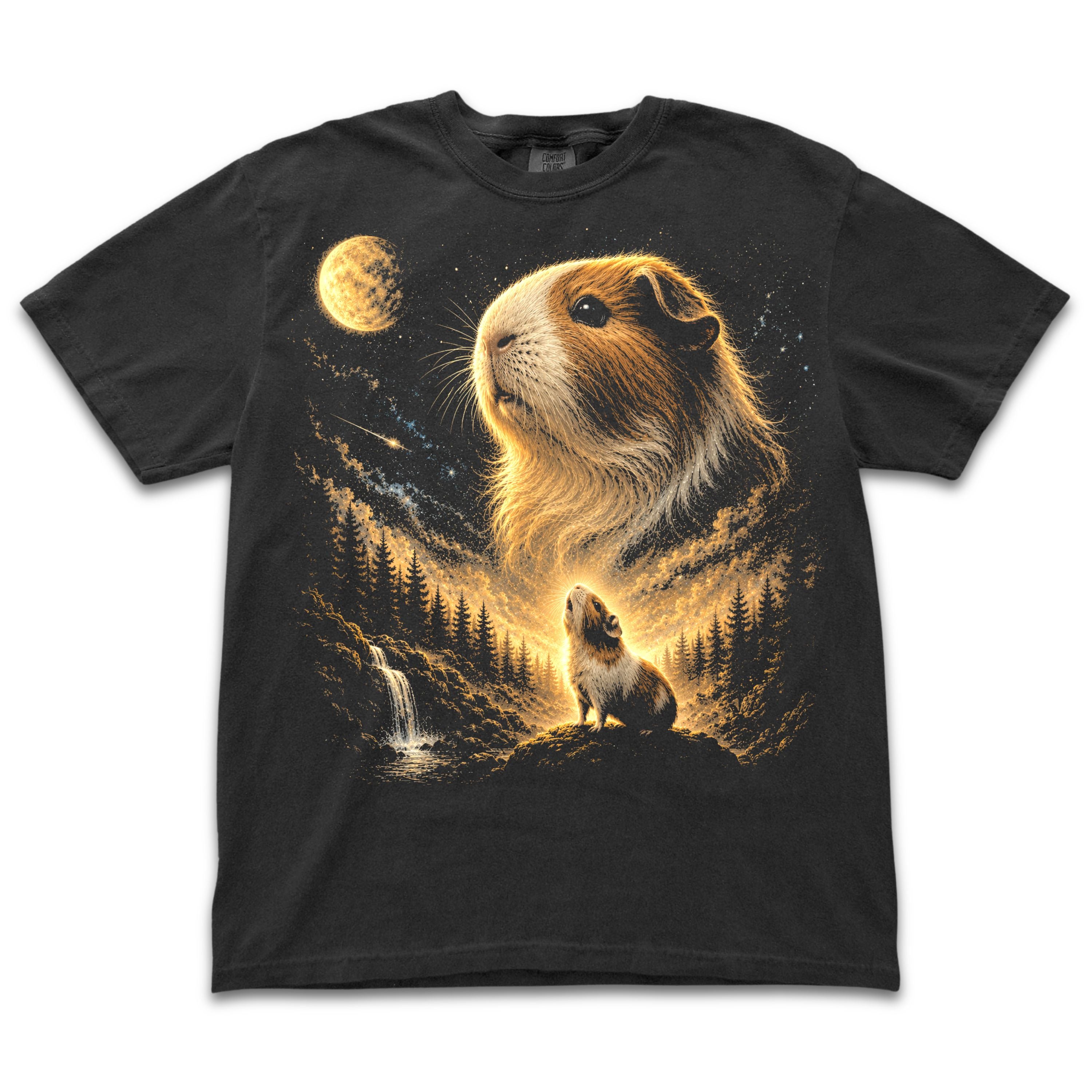 Guinea Pig Howling to the Moon