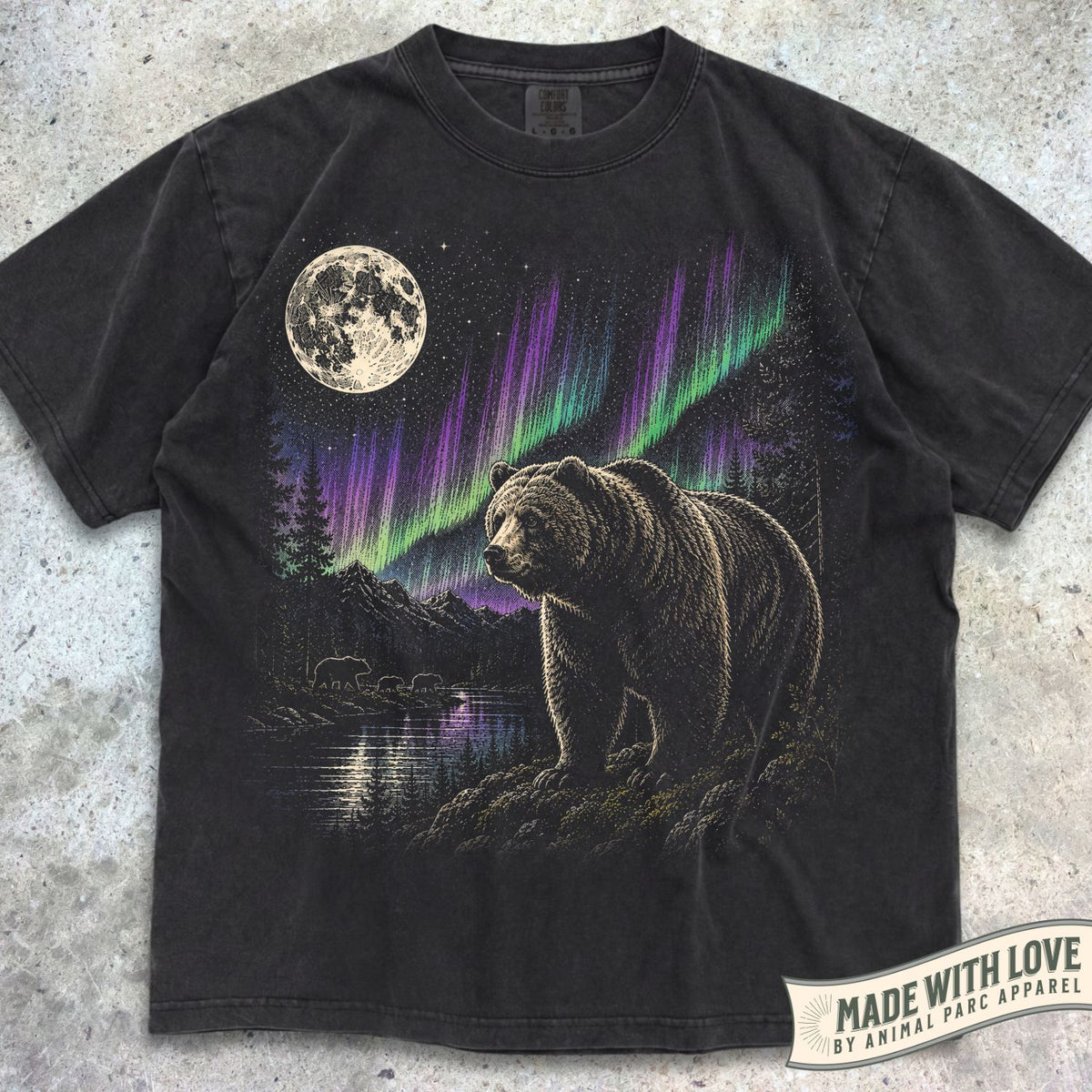 Grizzly & Northern Lights Tee