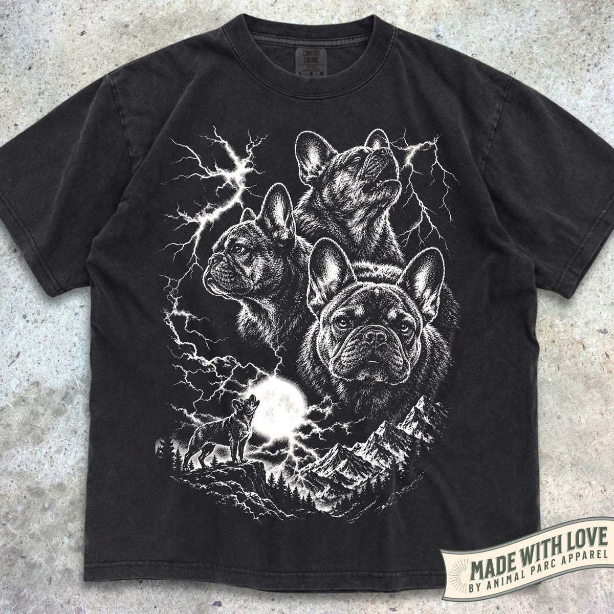 Lightning Frenchies Tee
