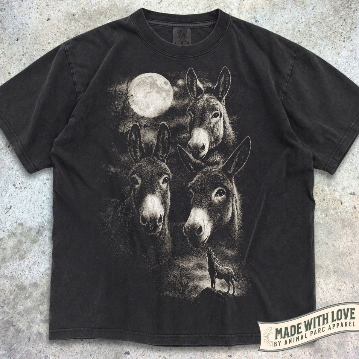 Full Moon Donkeys Tee