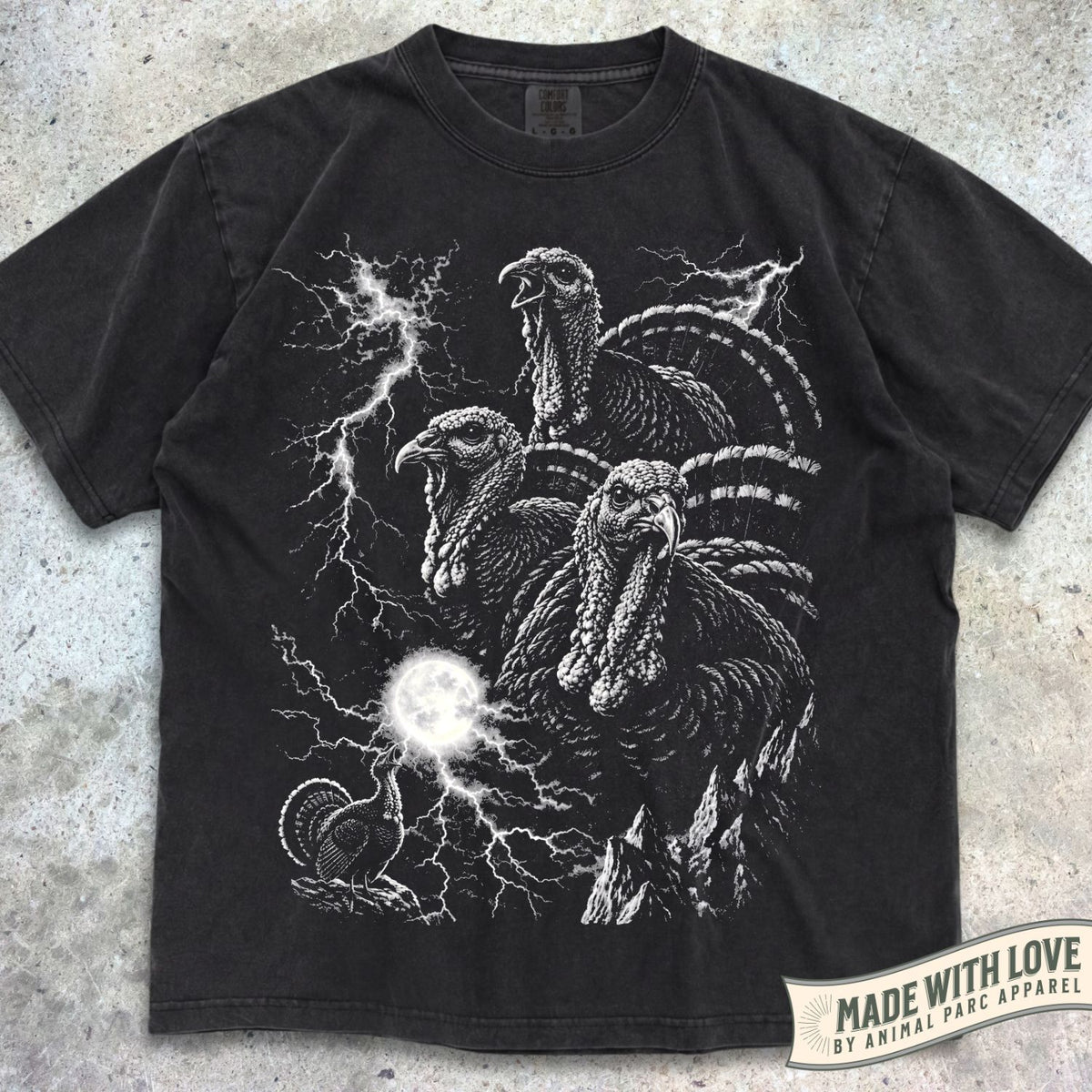 Lightning Turkeys Tee