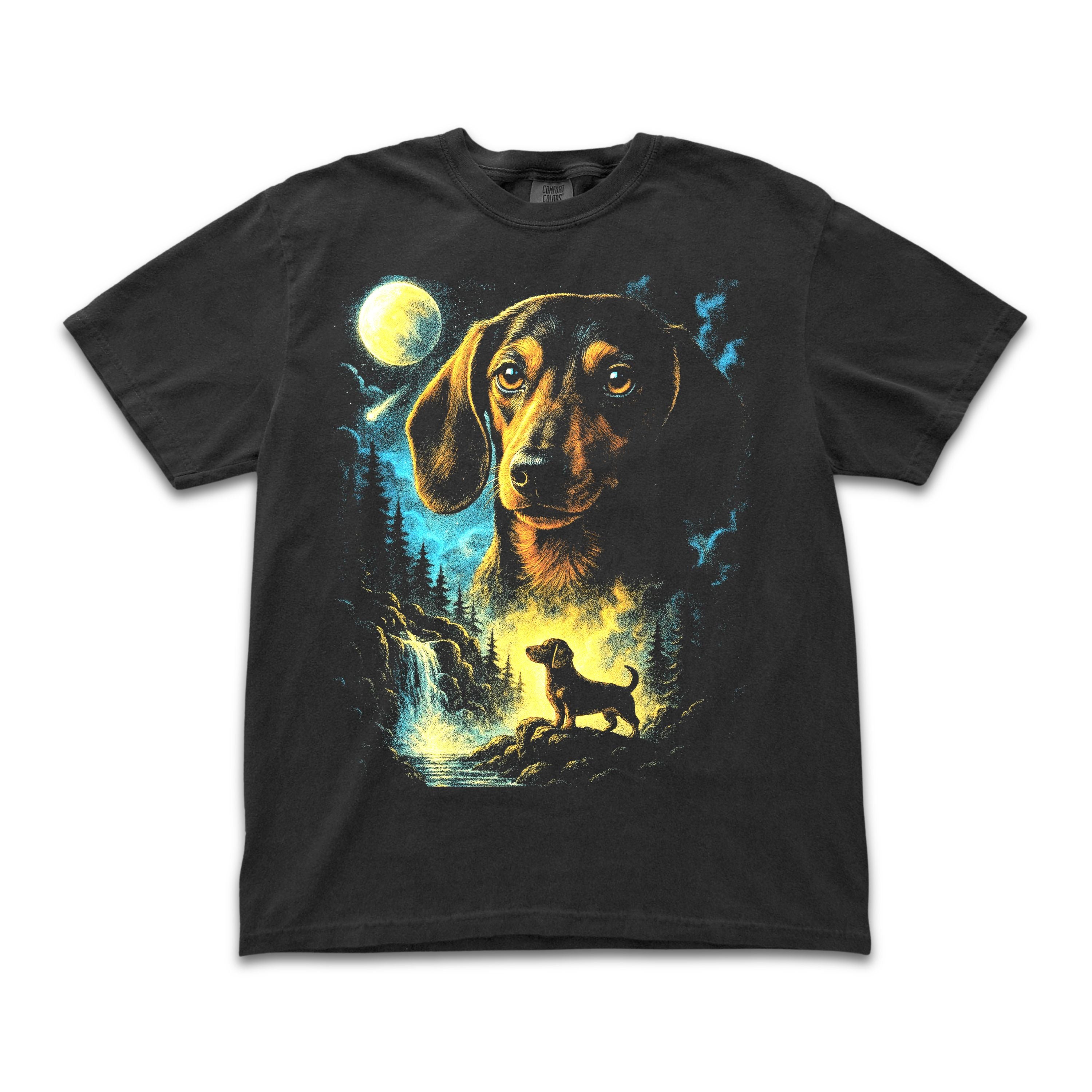 Wiener Dog Moonlight Tee