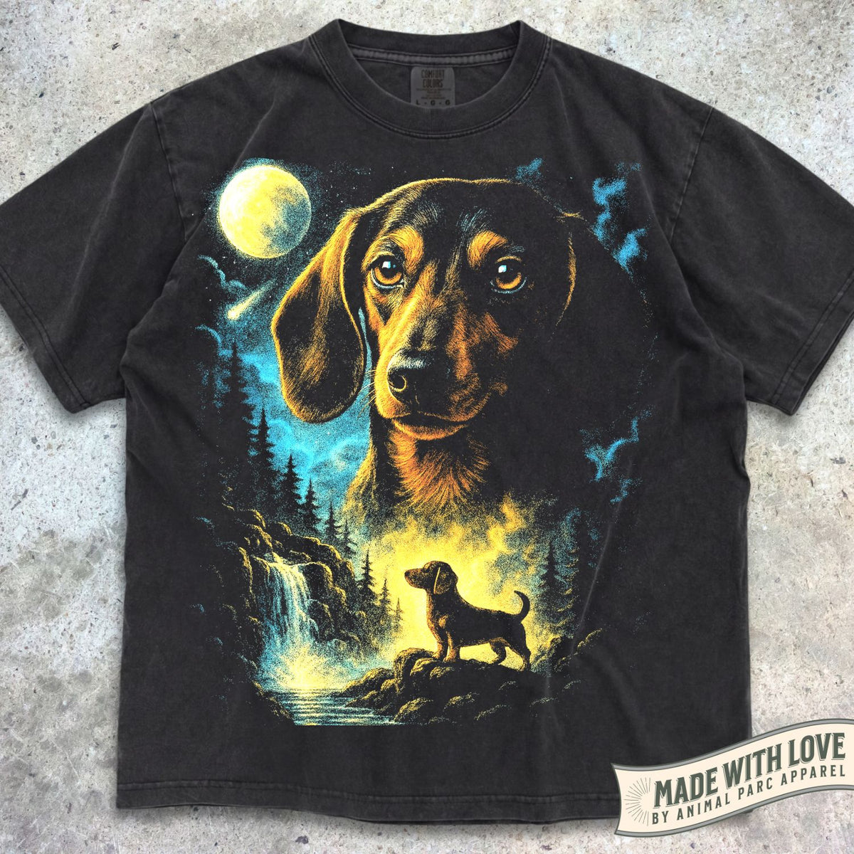 Wiener Dog Moonlight Tee