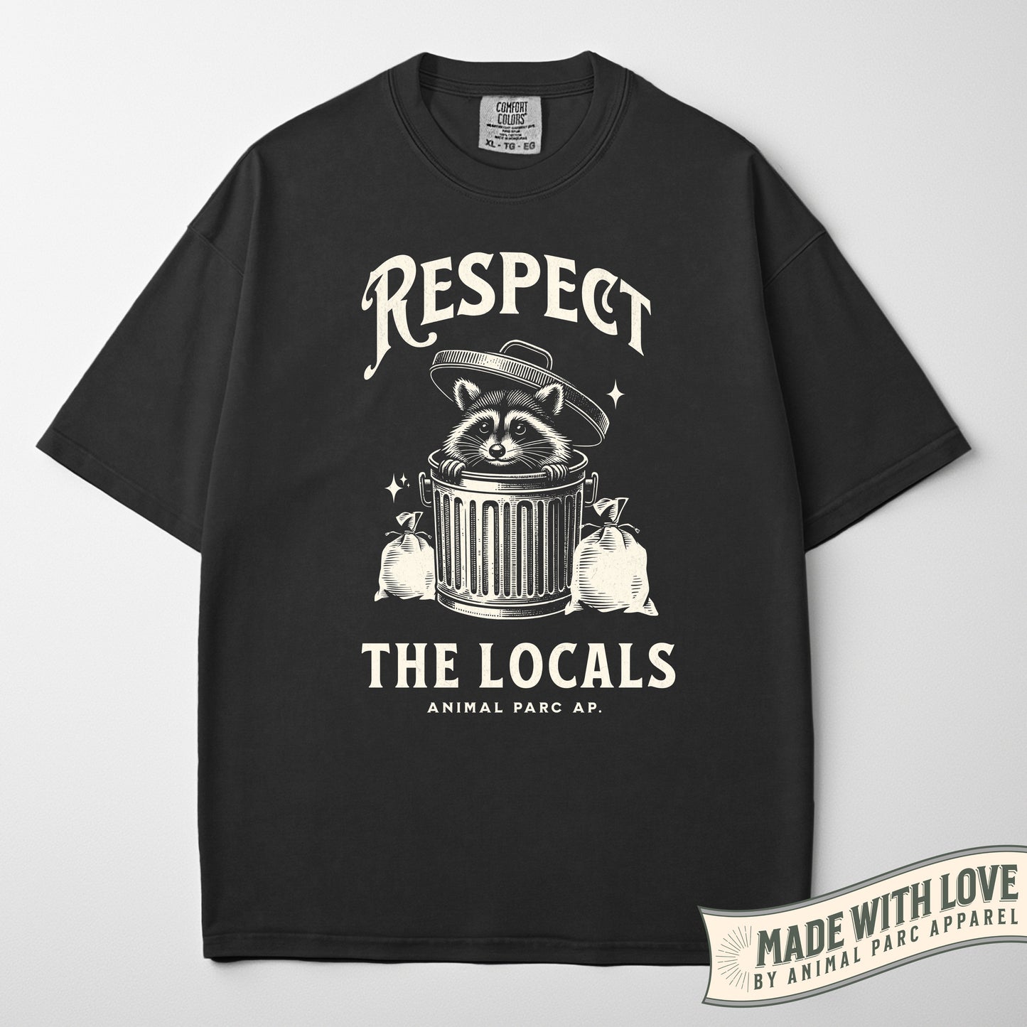 Respect The Locals Raccoon