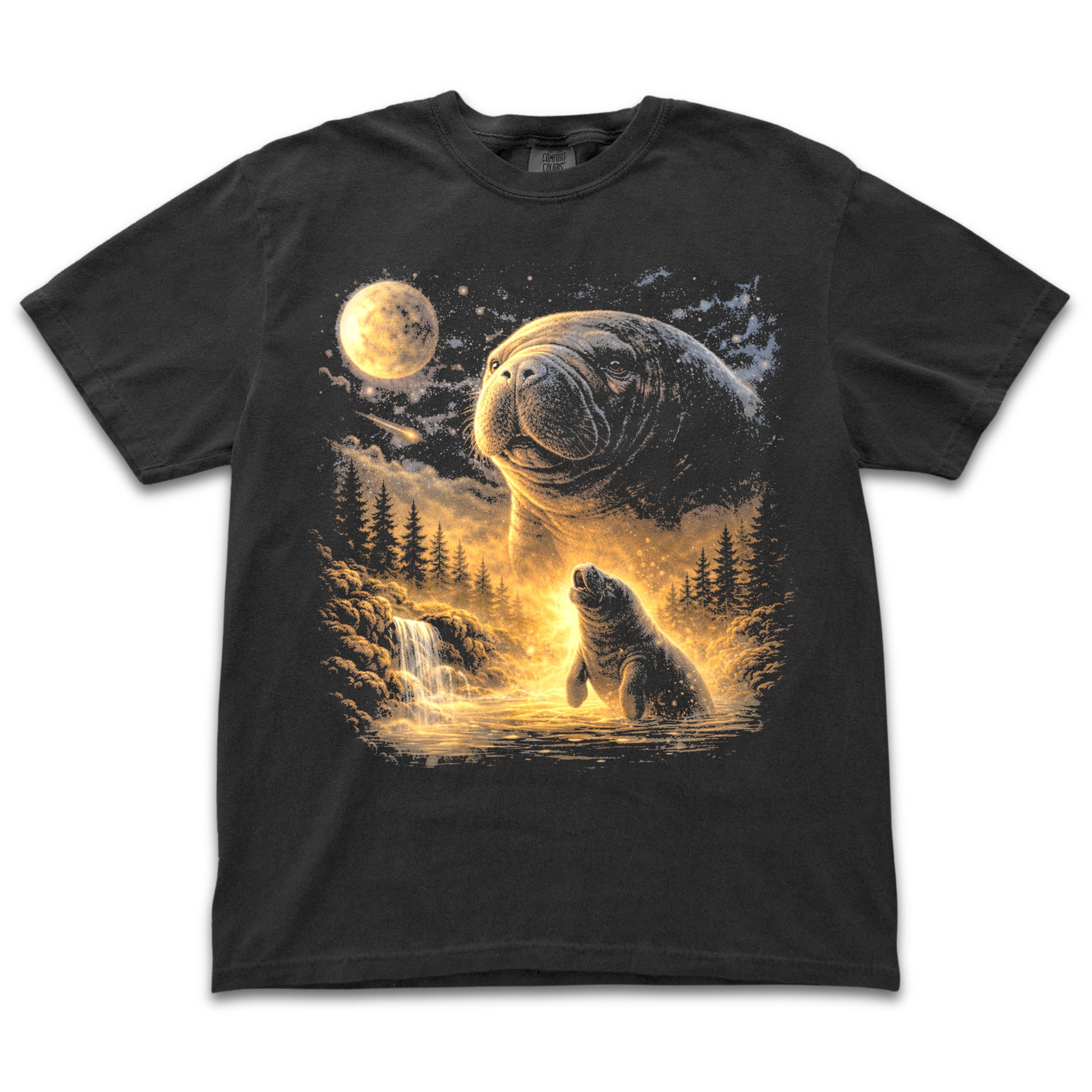 Manatee Howling to the Moon