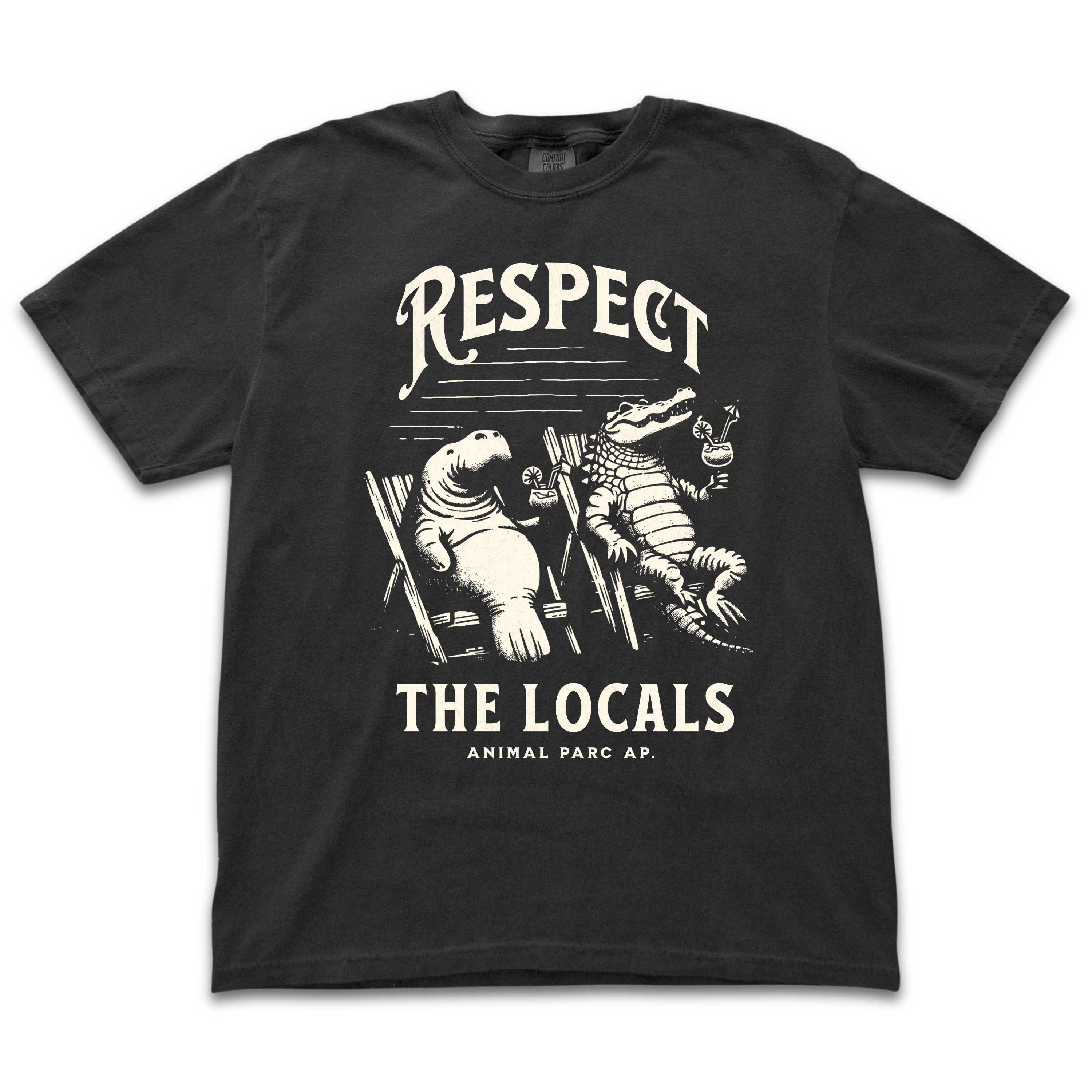 Respect The Locals Alligator & Manatee