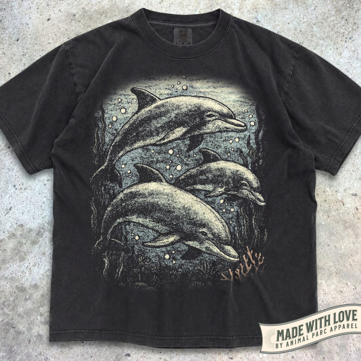 Dolphins Under Water Tee