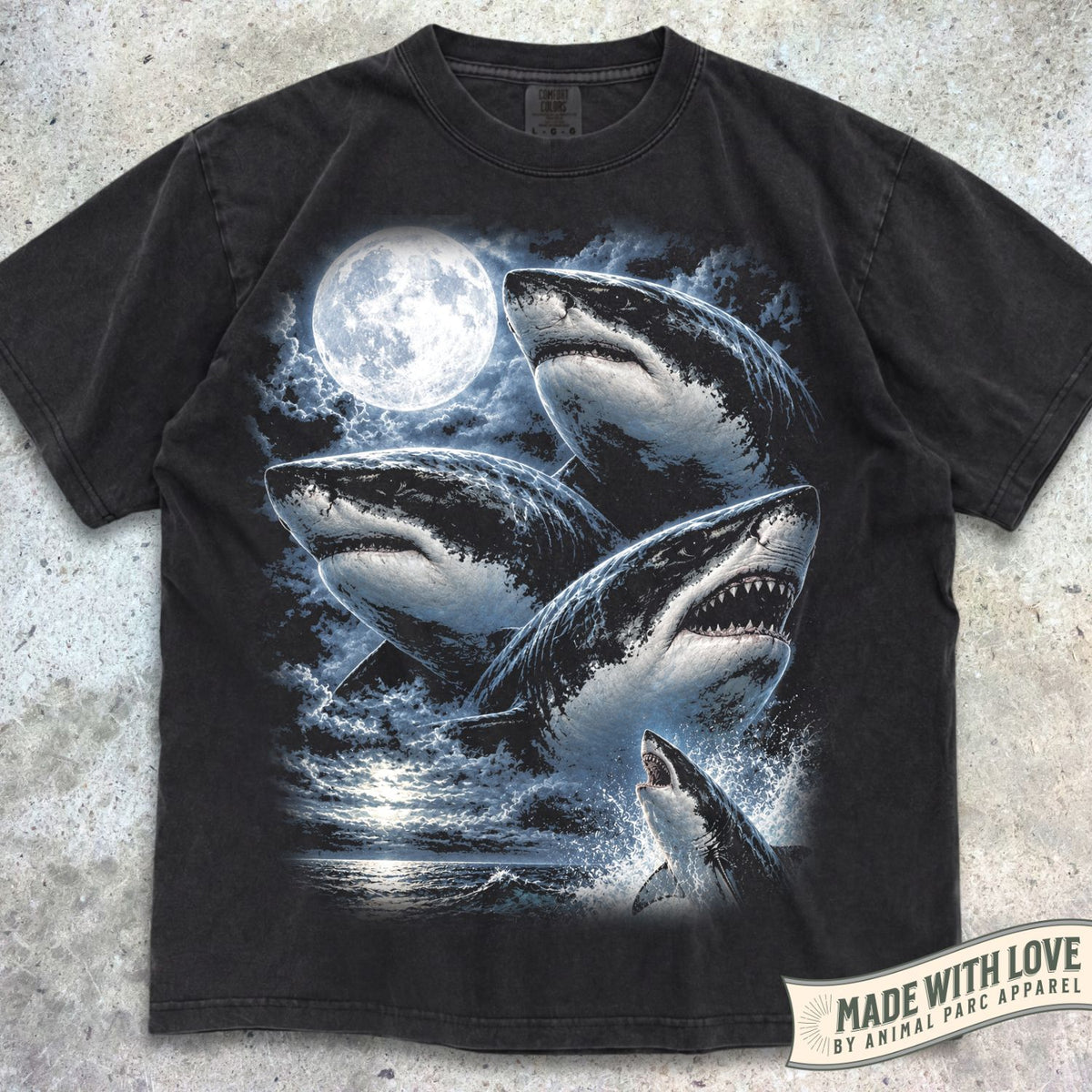 Full Moon Sharks Tee