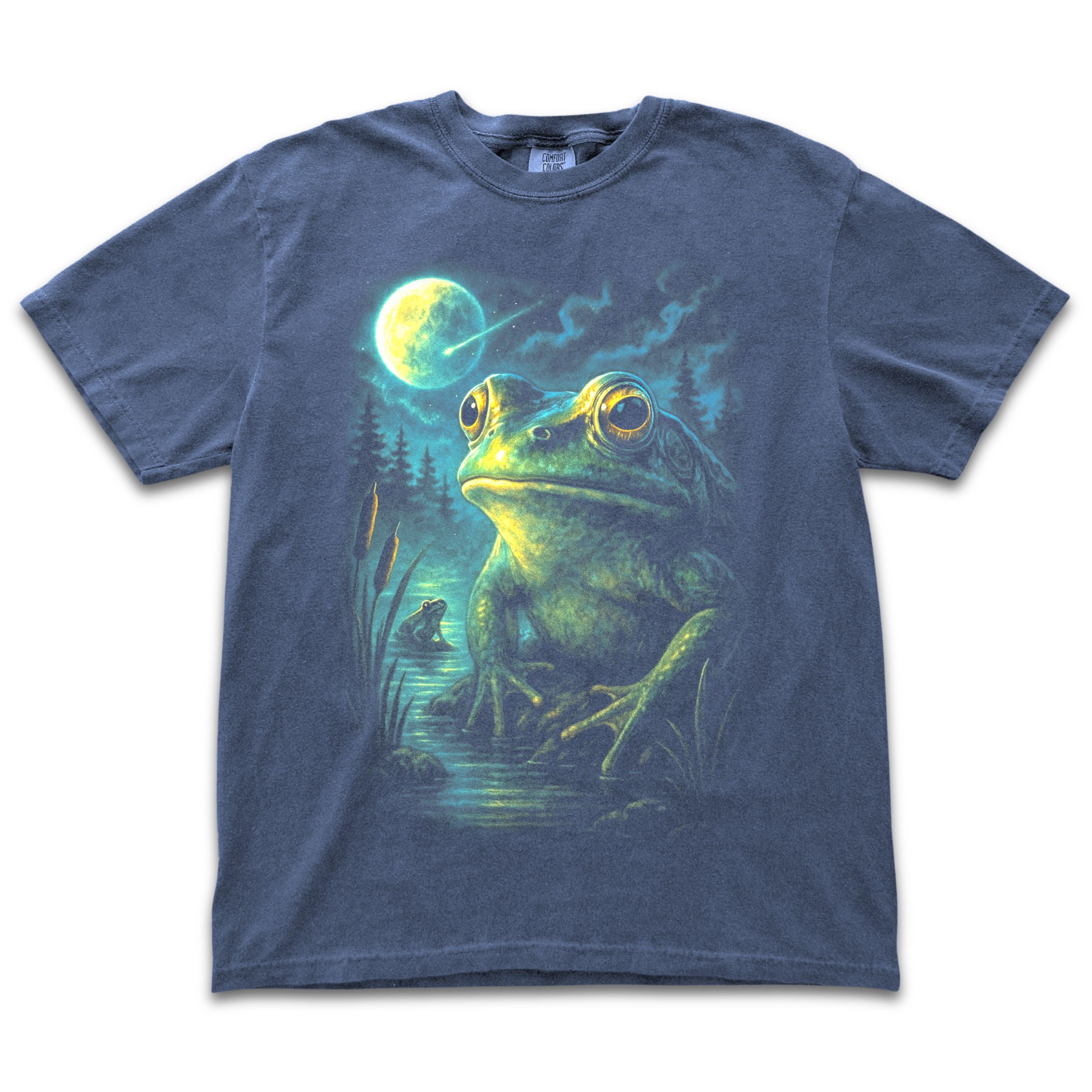 Moonlight Pond Frogs