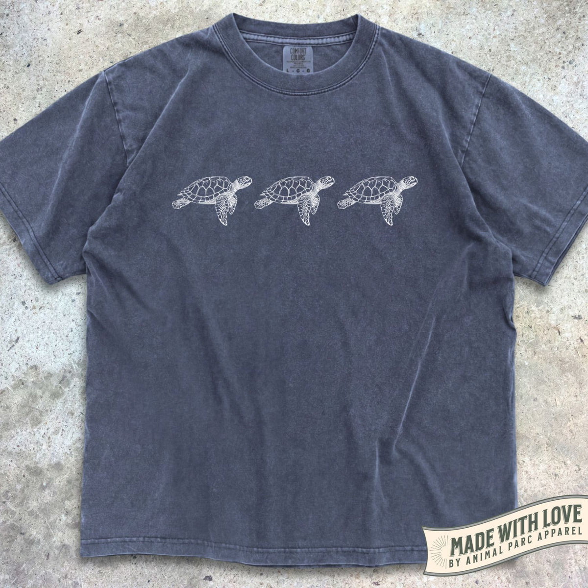 Line Art Turtles Tee