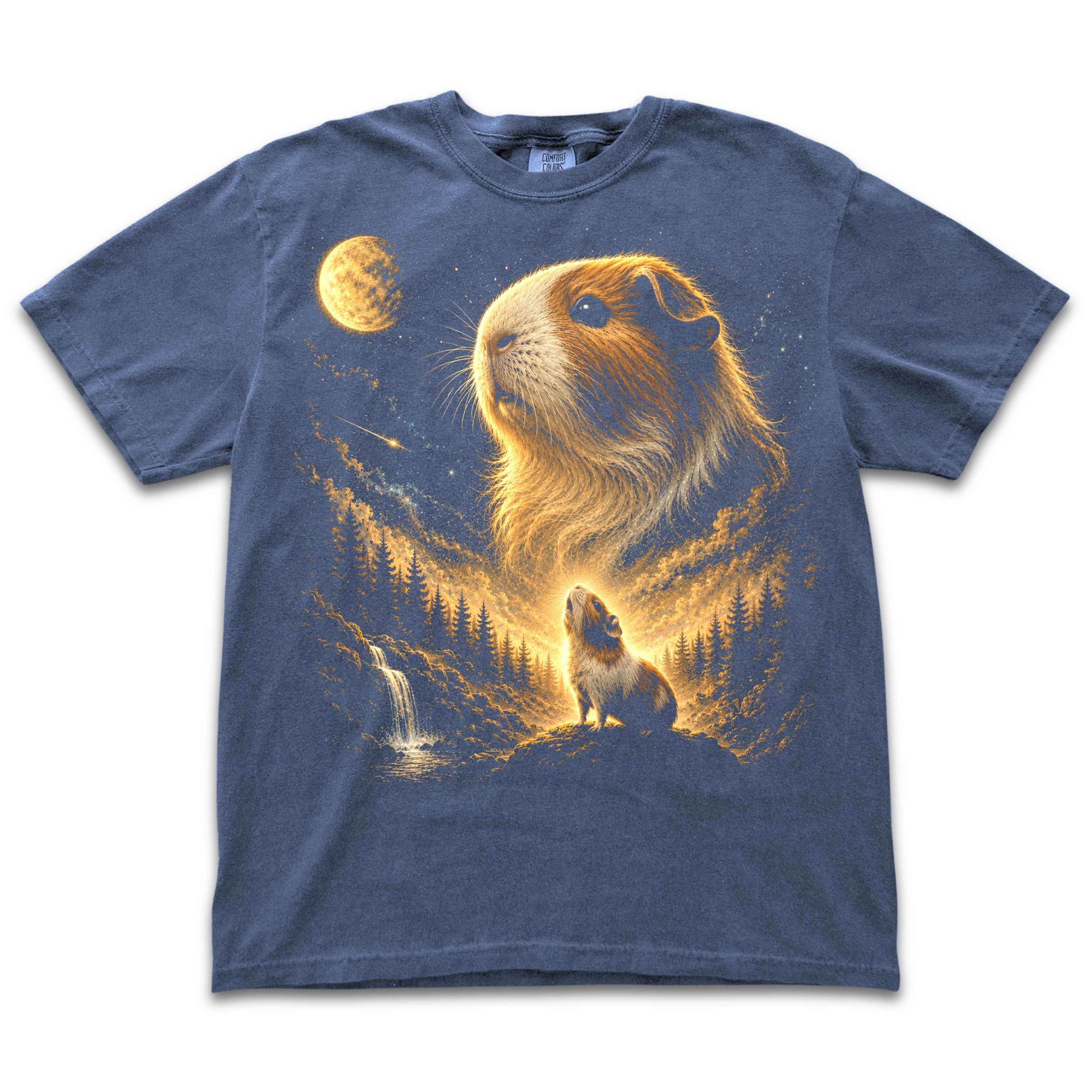 Guinea Pig Howling to the Moon