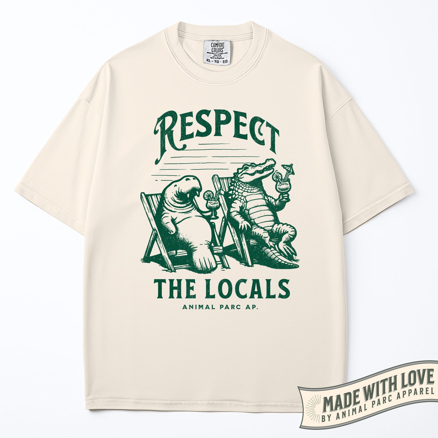 Respect The Locals Crocodile & Manatee