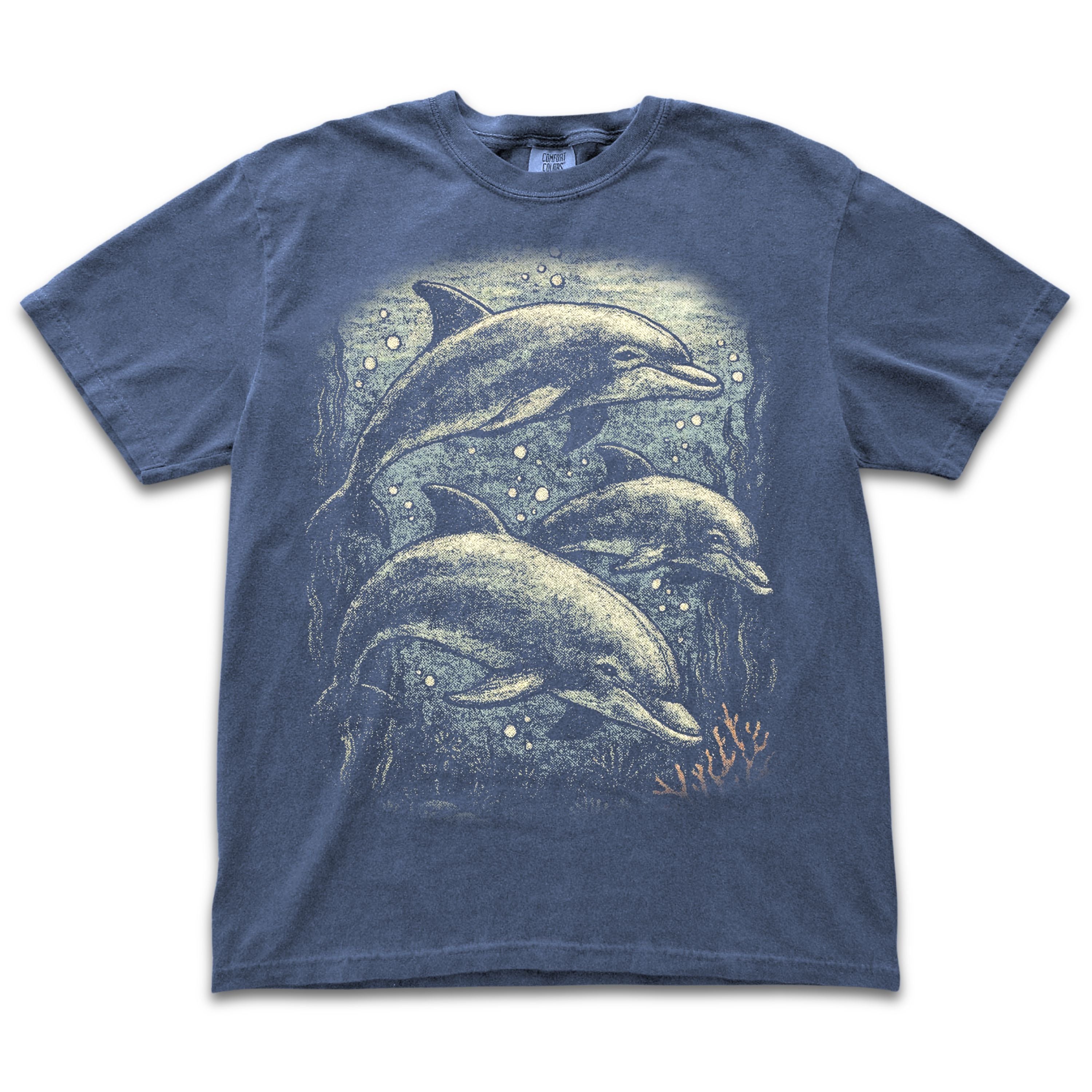 Dolphins Under Water