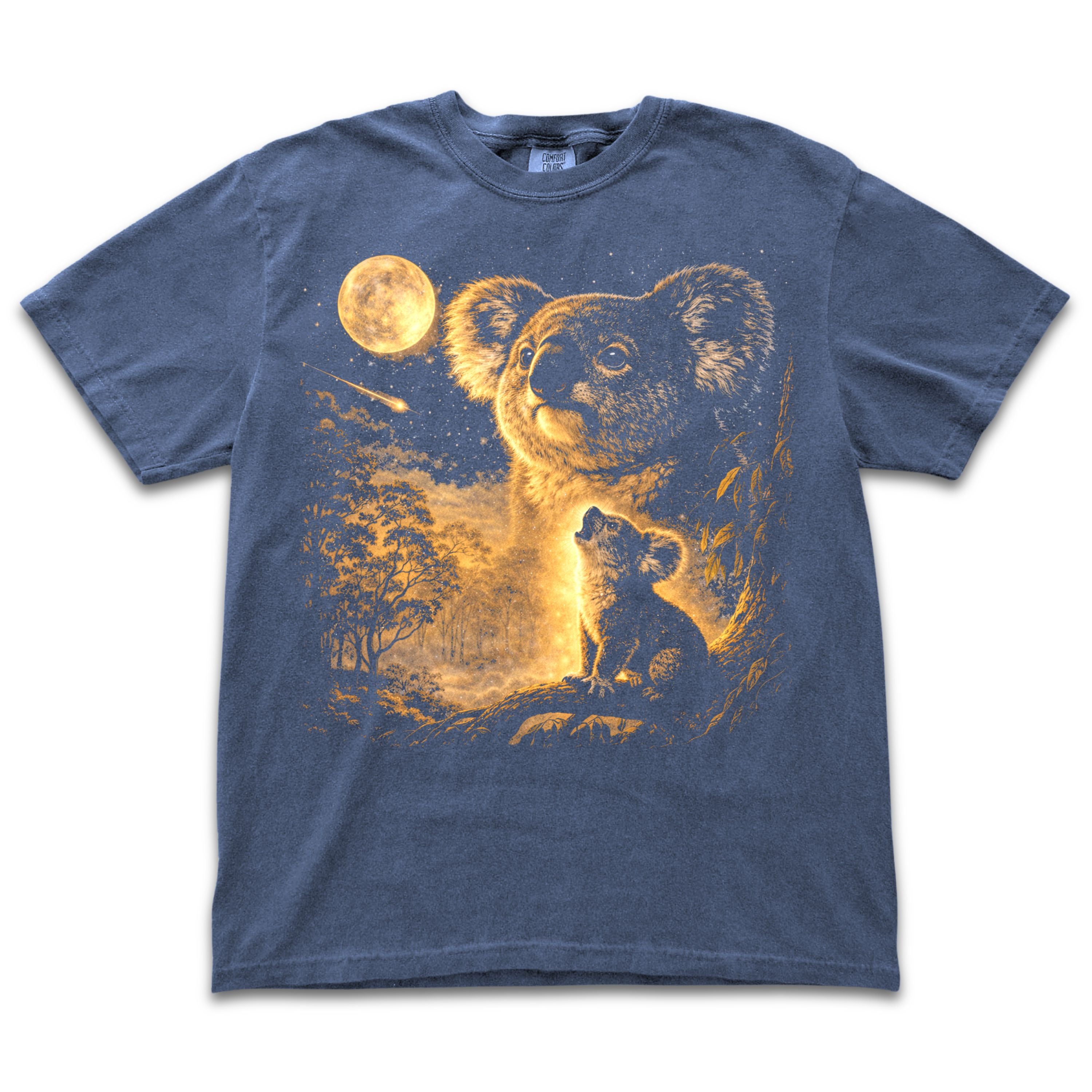 Koala Howling to the Moon
