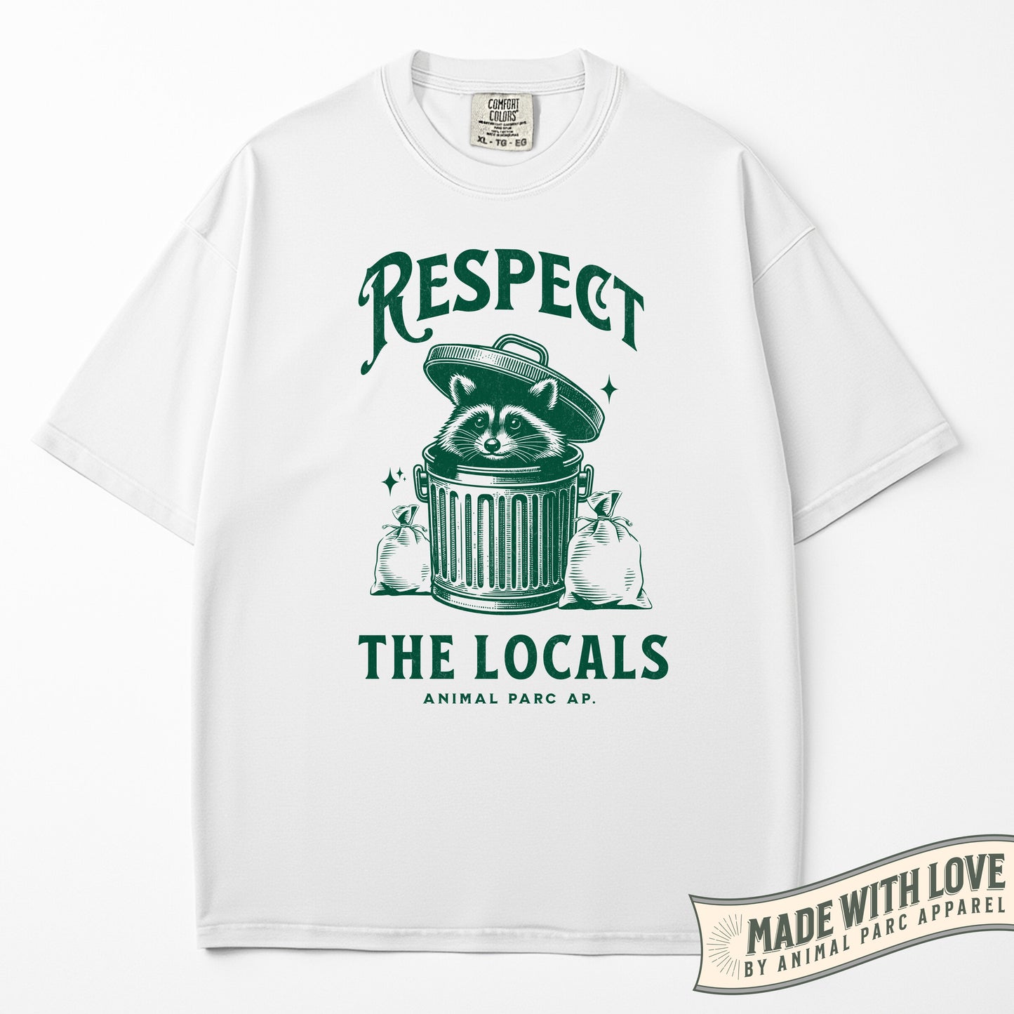 Respect The Locals Raccoon