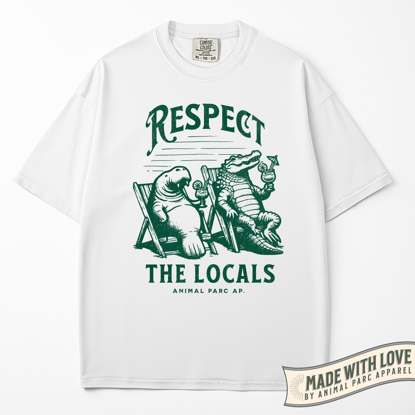 Respect The Locals Crocodile & Manatee