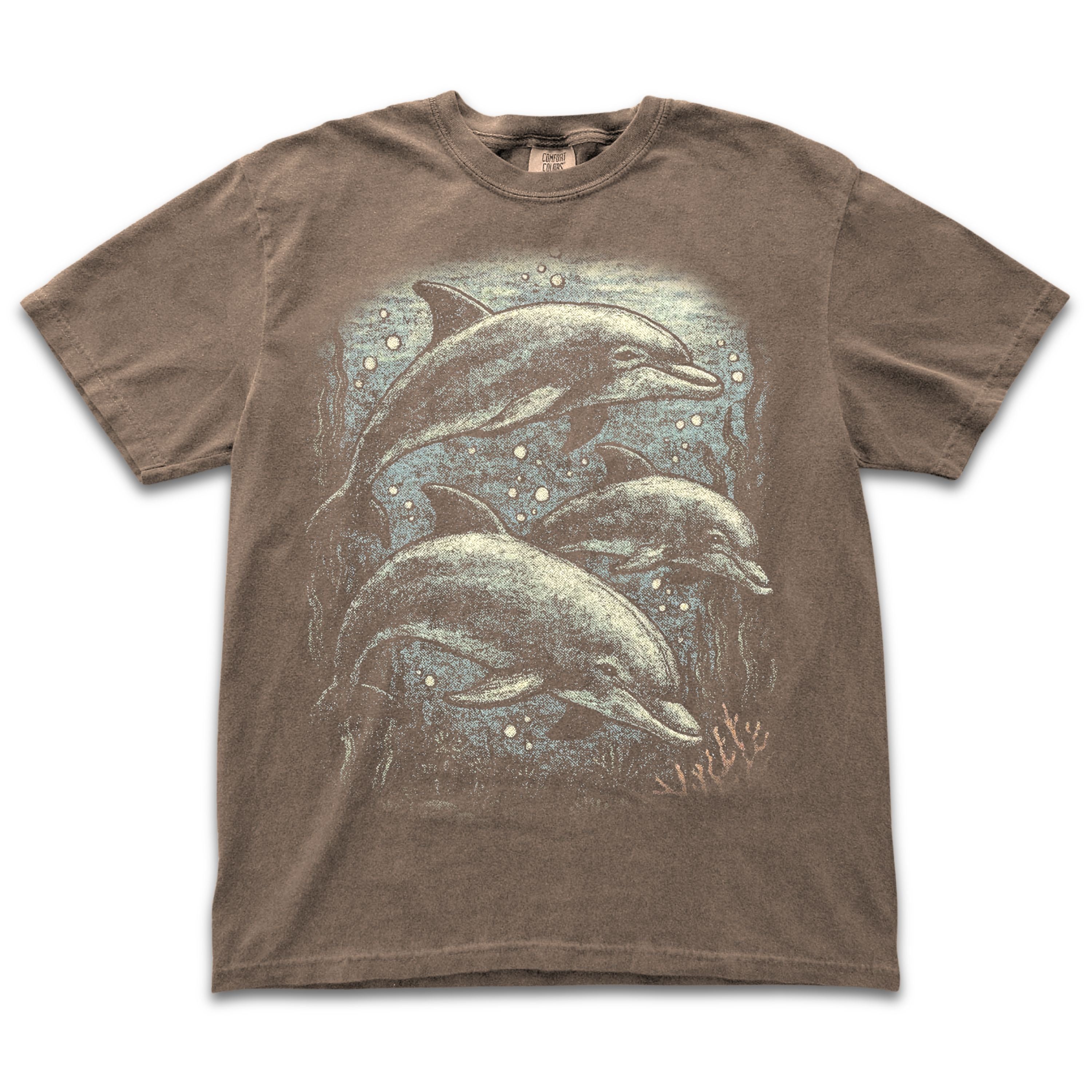 Dolphins Under Water