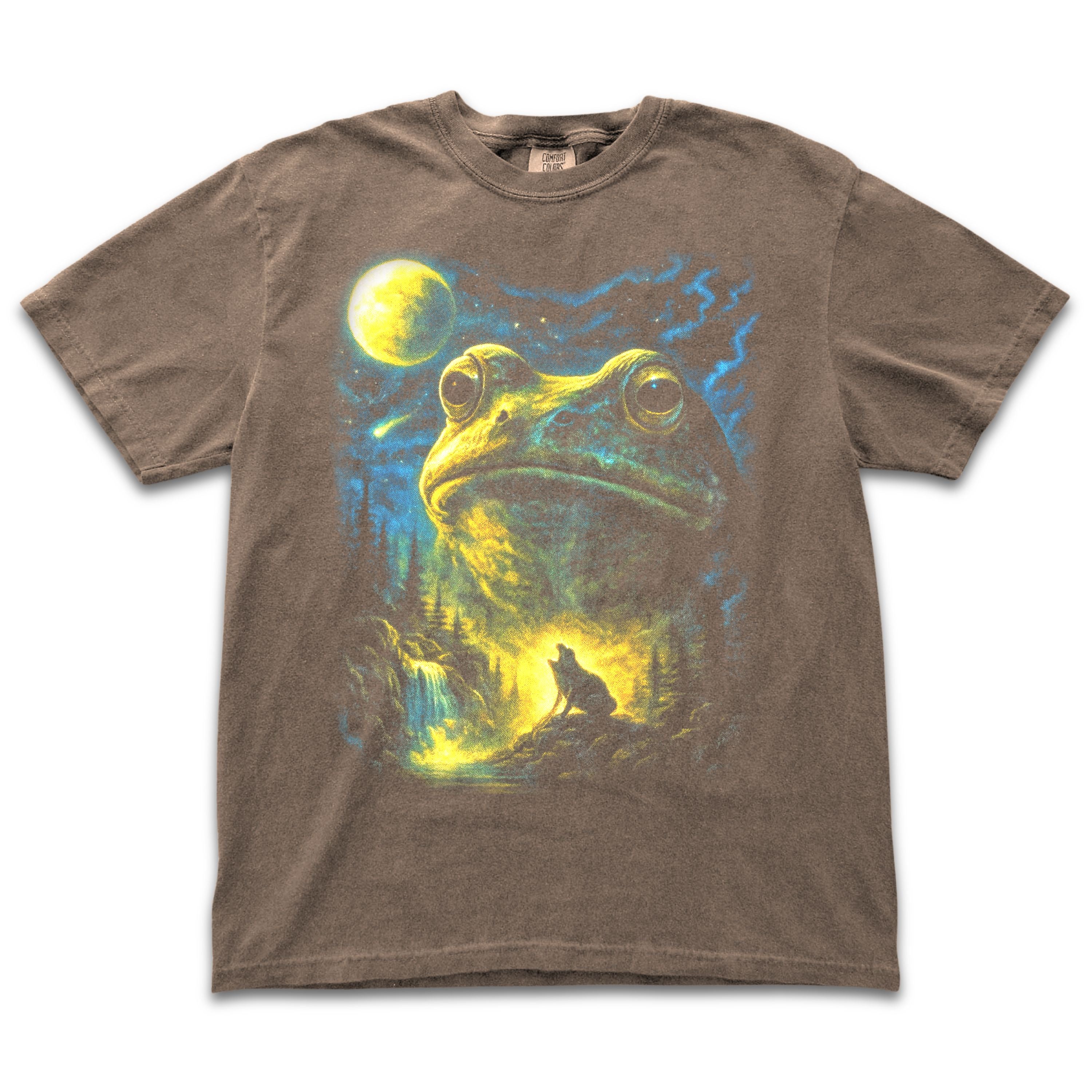 Frog Howling to the Moon