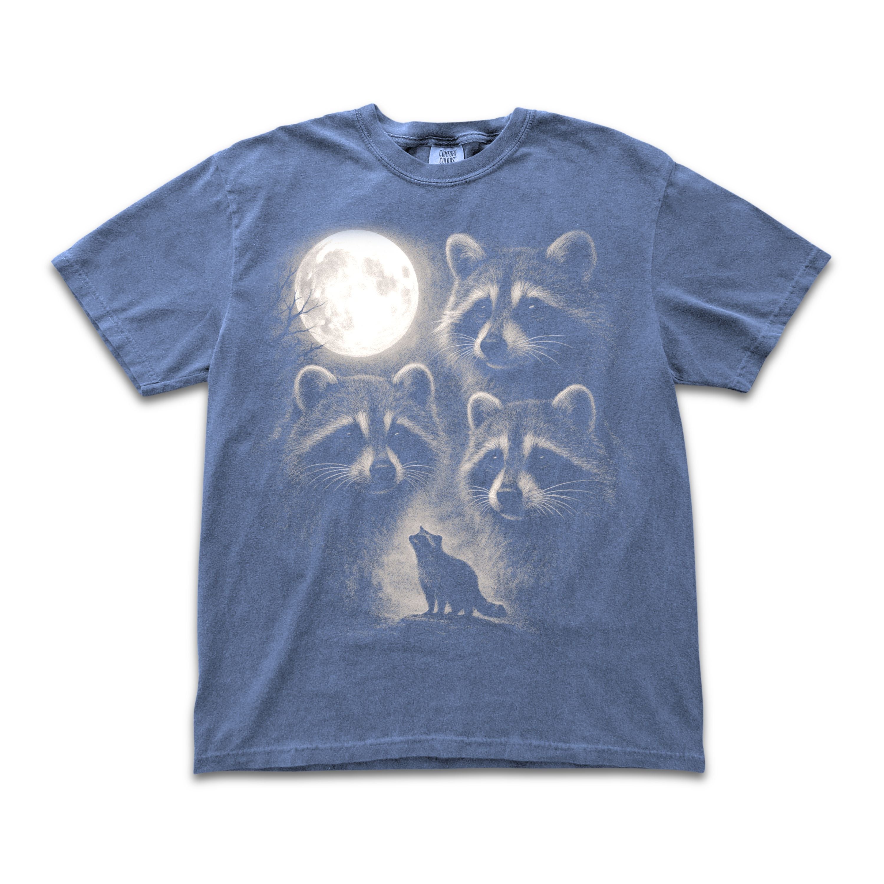 Raccoons Full Moon Tee